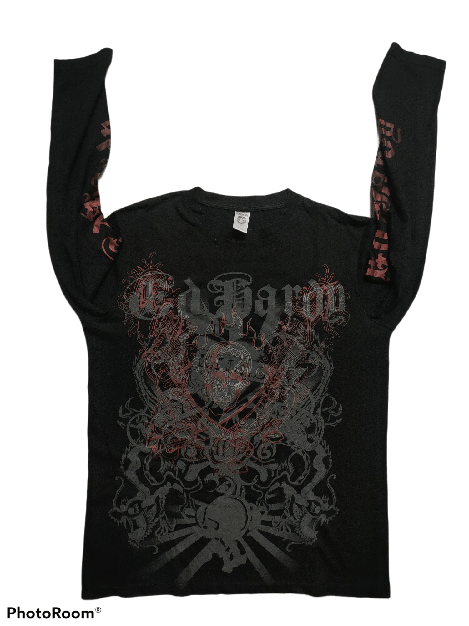 Christian Audigier 🔥Rare Item🔥VINTAGE USA ED-HARDY LONG SLEEVE OVER PRINT🔥 Size US M / EU 48-50 / 2 - 1 Thumbnail