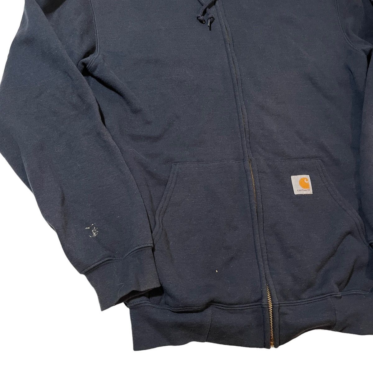 Carhartt × Vintage Vintage Carhartt Zip Hoodie Navy Blue Size US S / EU 44-46 / 1 - 2 Thumbnail