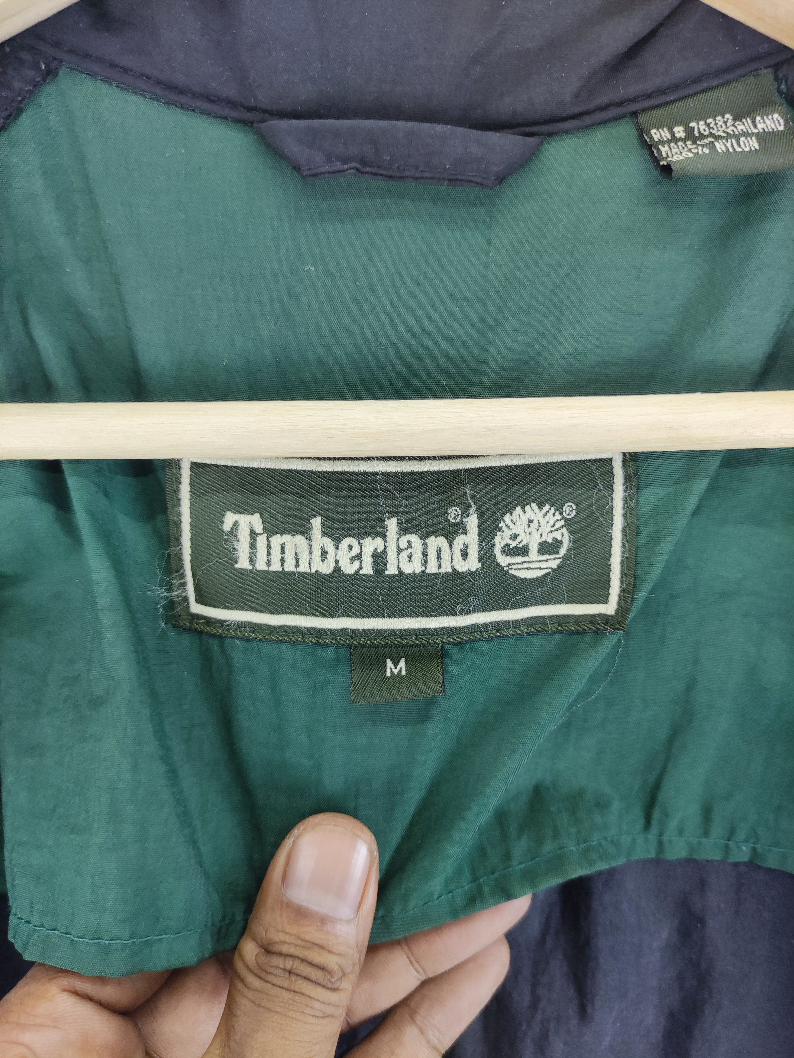 Timberland Vintage Timberland Windbreaker Jacket Zipper With Hoodie Size US XL / EU 56 / 4 - 5 Thumbnail