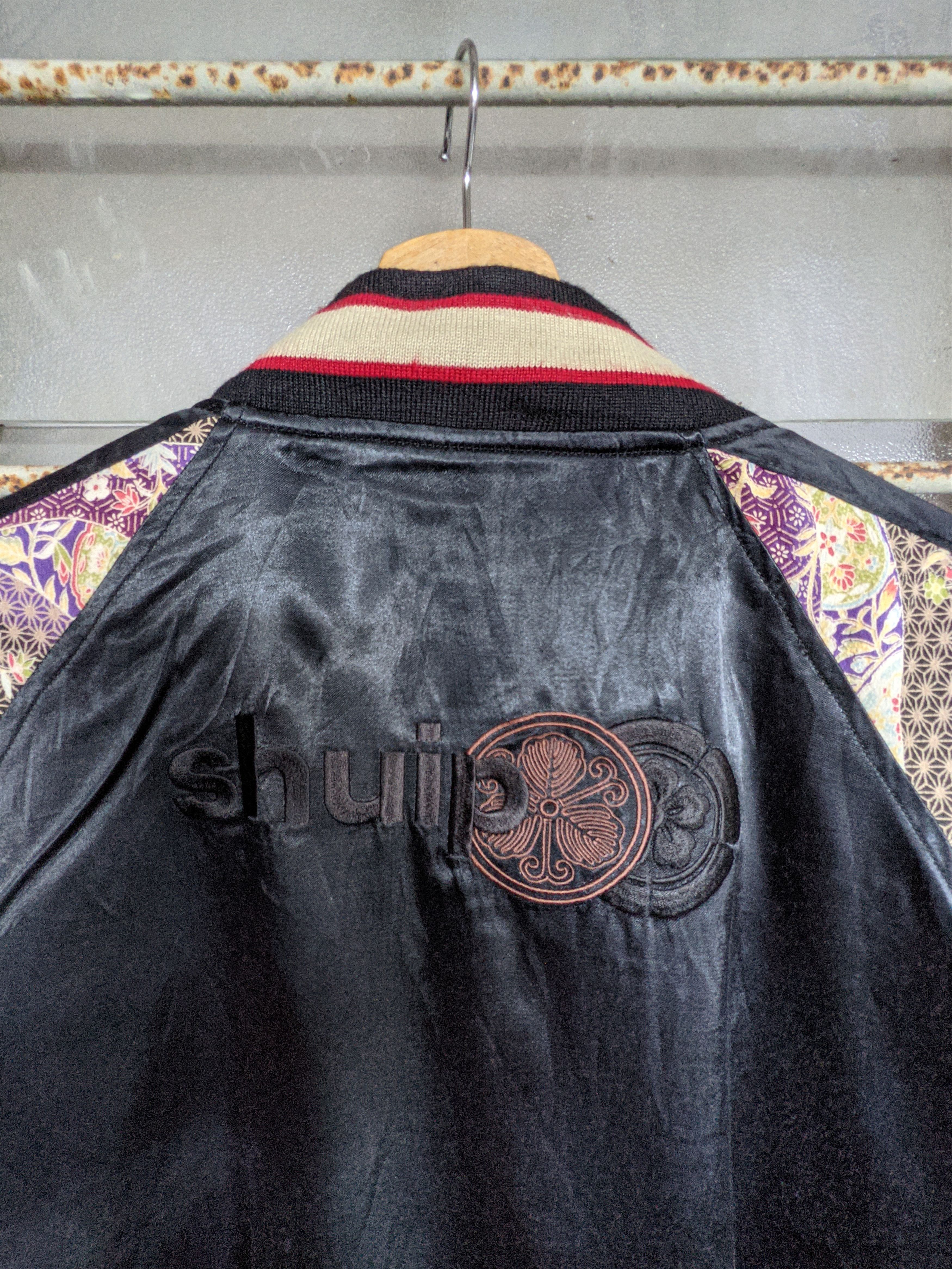 Japanese Brand SHUIP Woven Big Logo Viscose Sukajan Jacket Size US M / EU 48-50 / 2 - 7 Thumbnail