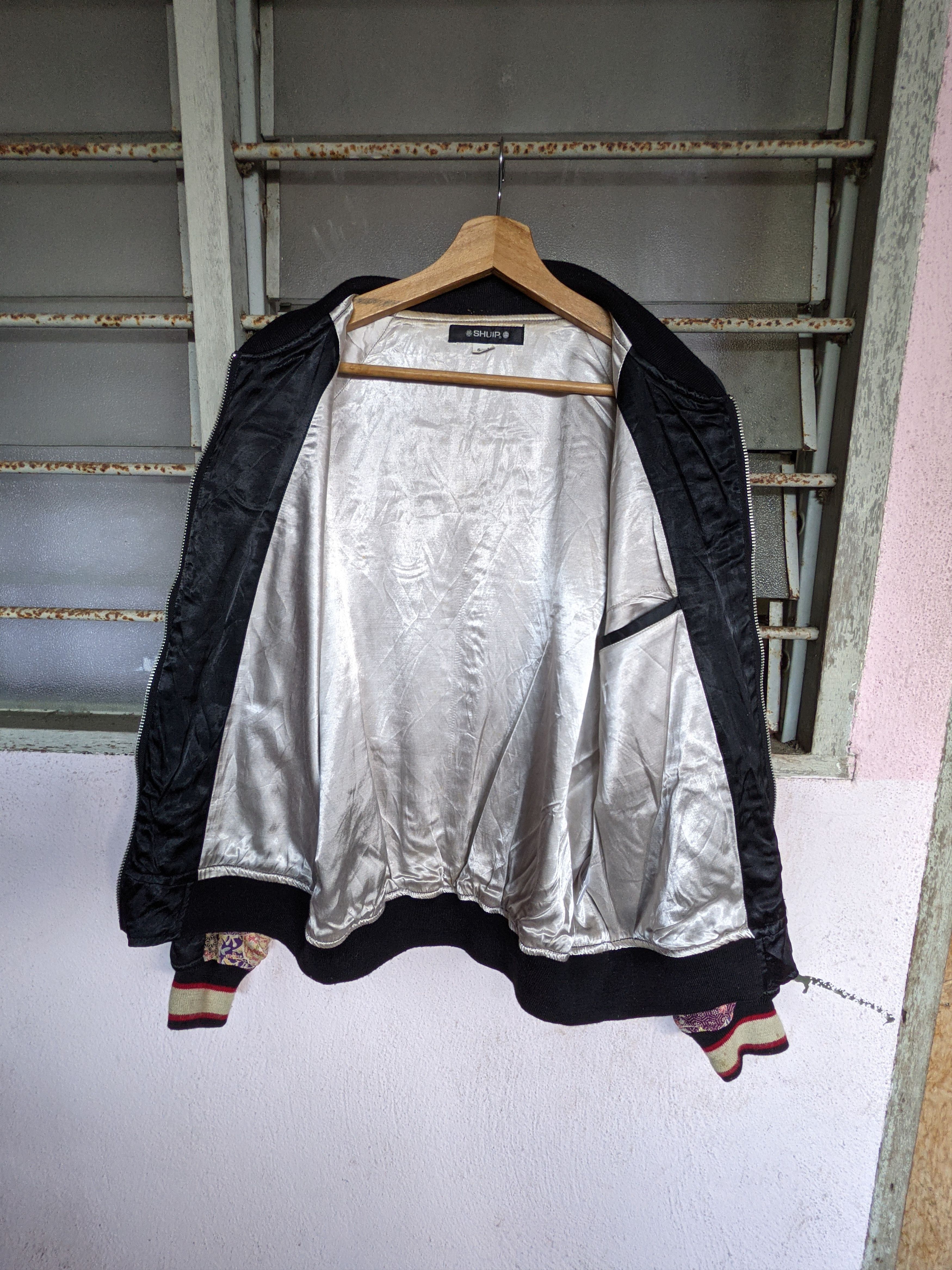 Japanese Brand SHUIP Woven Big Logo Viscose Sukajan Jacket Size US M / EU 48-50 / 2 - 6 Thumbnail