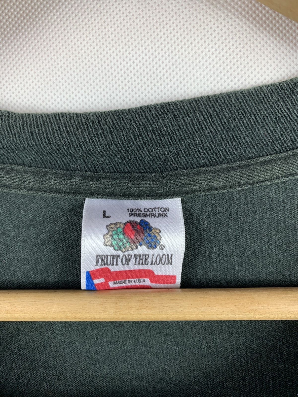 Fruit Of The Loom Vintage 90s Law Day Run Size US L / EU 52-54 / 3 - 3 Thumbnail