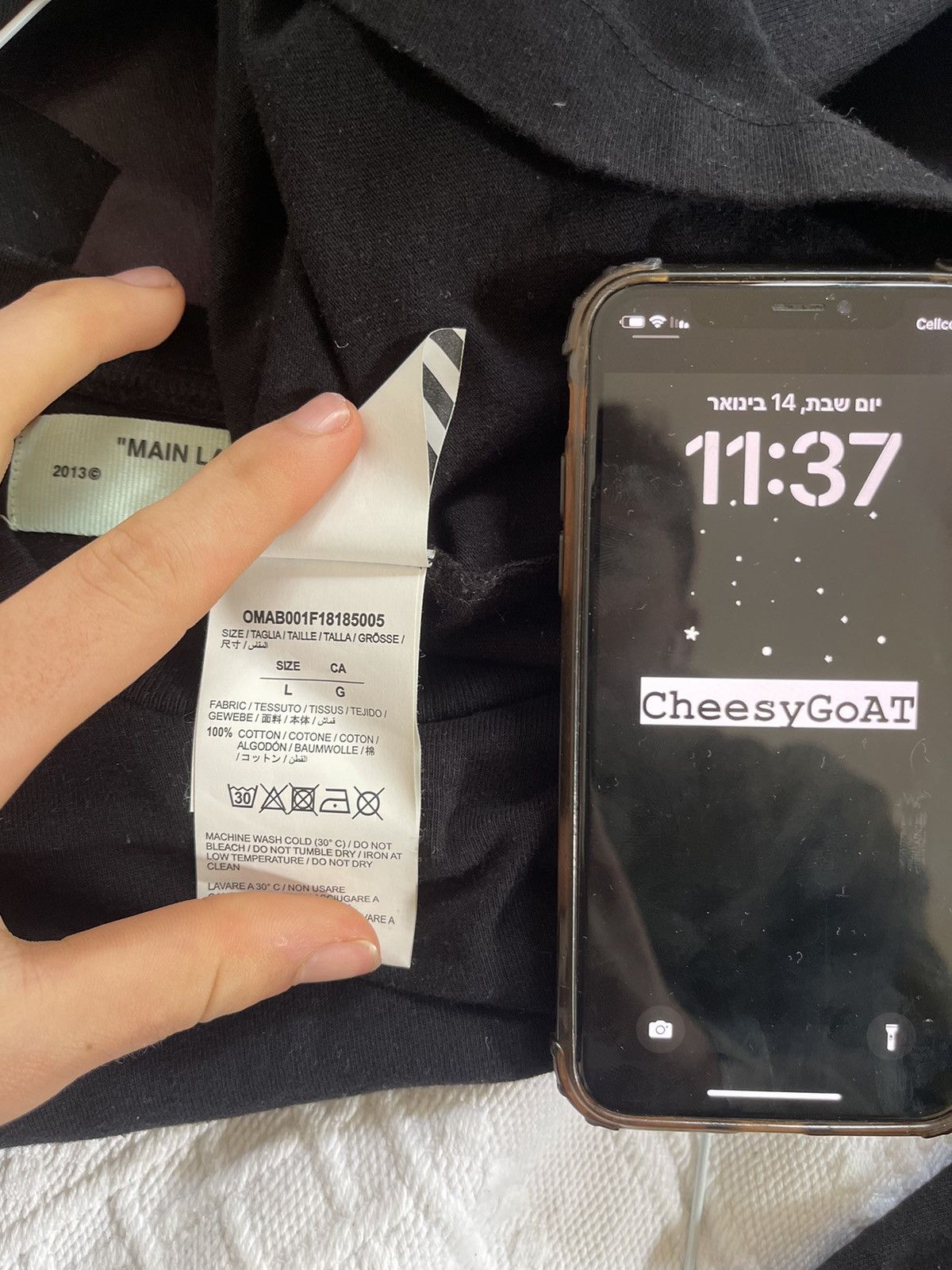 Off-White Off white gradient Long sleeve Size US M / EU 48-50 / 2 - 10 Thumbnail