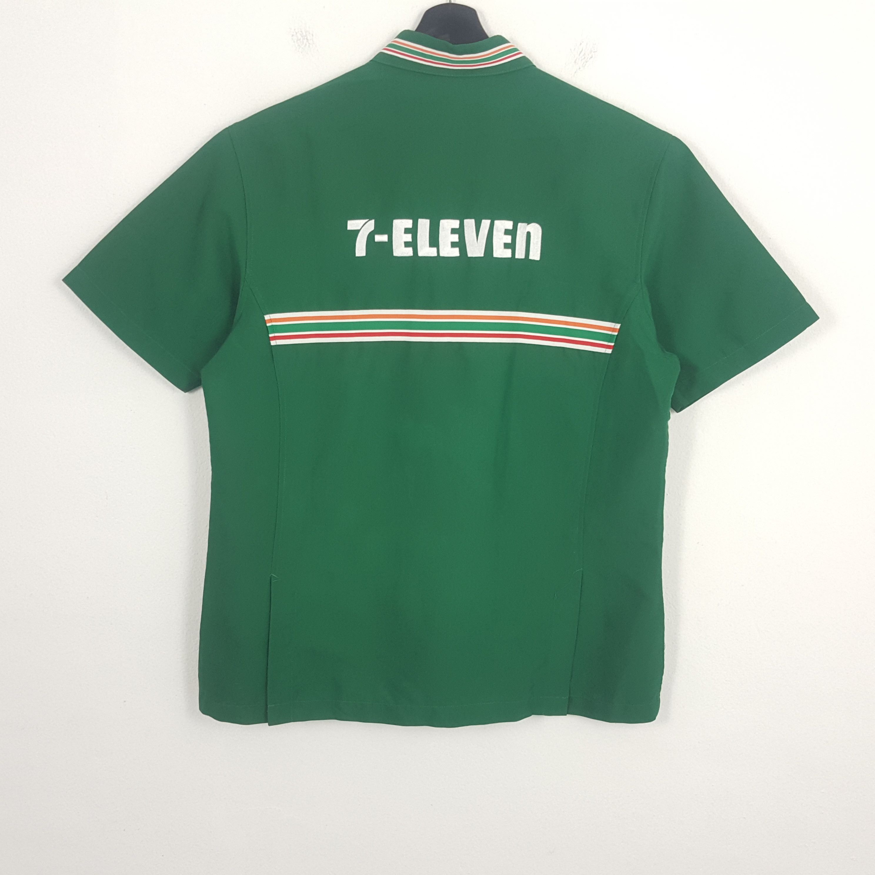 Japanese Brand × Vintage 7 ELEVEN Streetwear Workwear Japanese Style Shirt Size US XL / EU 56 / 4 - 3 Thumbnail
