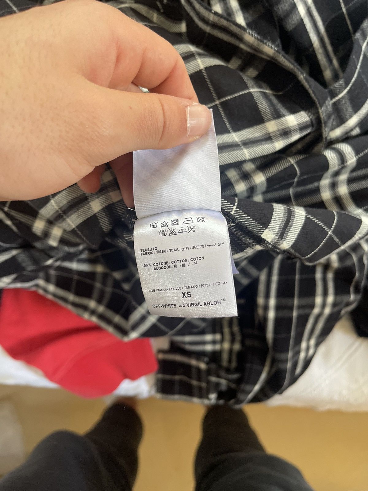 Off-White Off white flannel Size US M / EU 48-50 / 2 - 14 Thumbnail