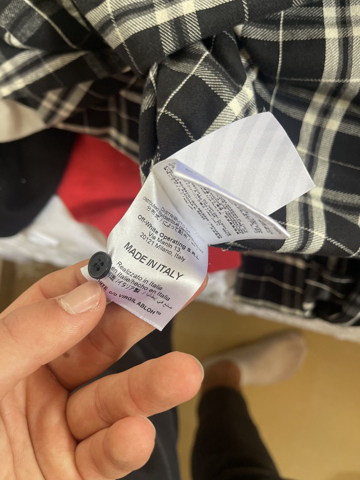 Off-White Off white flannel Size US M / EU 48-50 / 2 - 16 Thumbnail