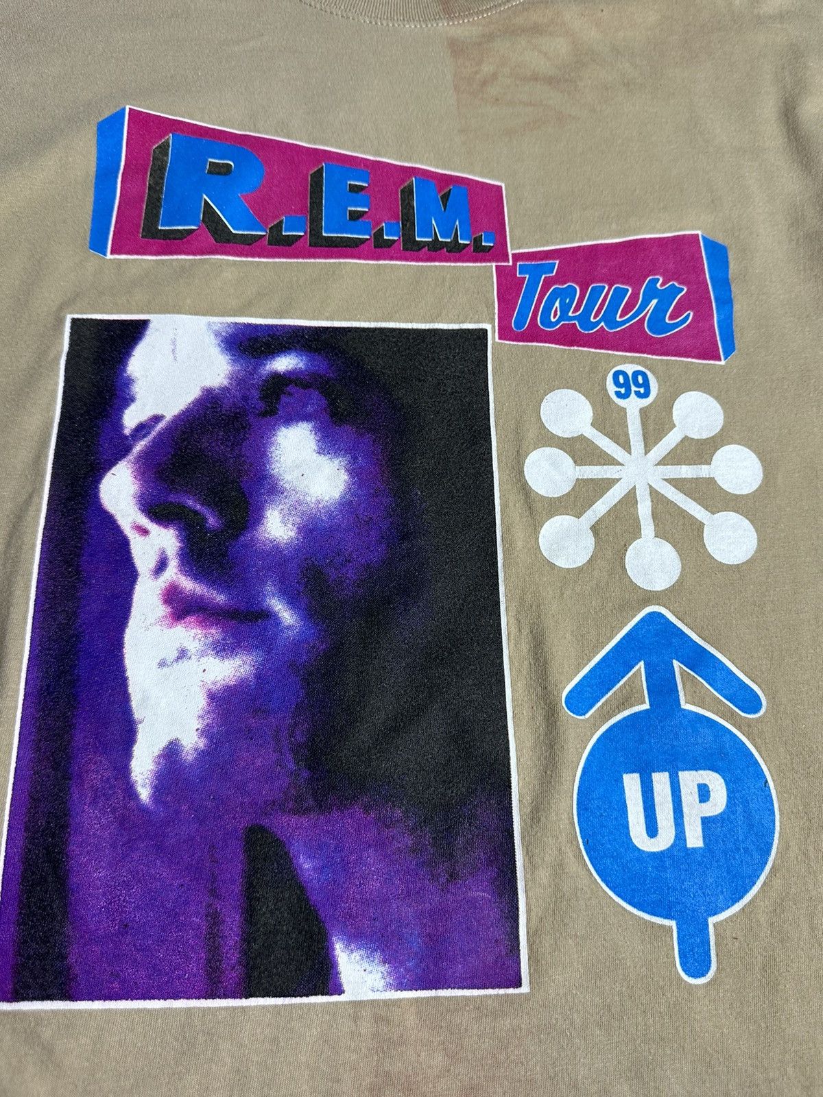 R.E.M 1999年 UP TOUR ヴィンテージ Tシャツ Band Tees × R.E.M. × Vintage Vintage R.E.M 1999 Up Tour RARE