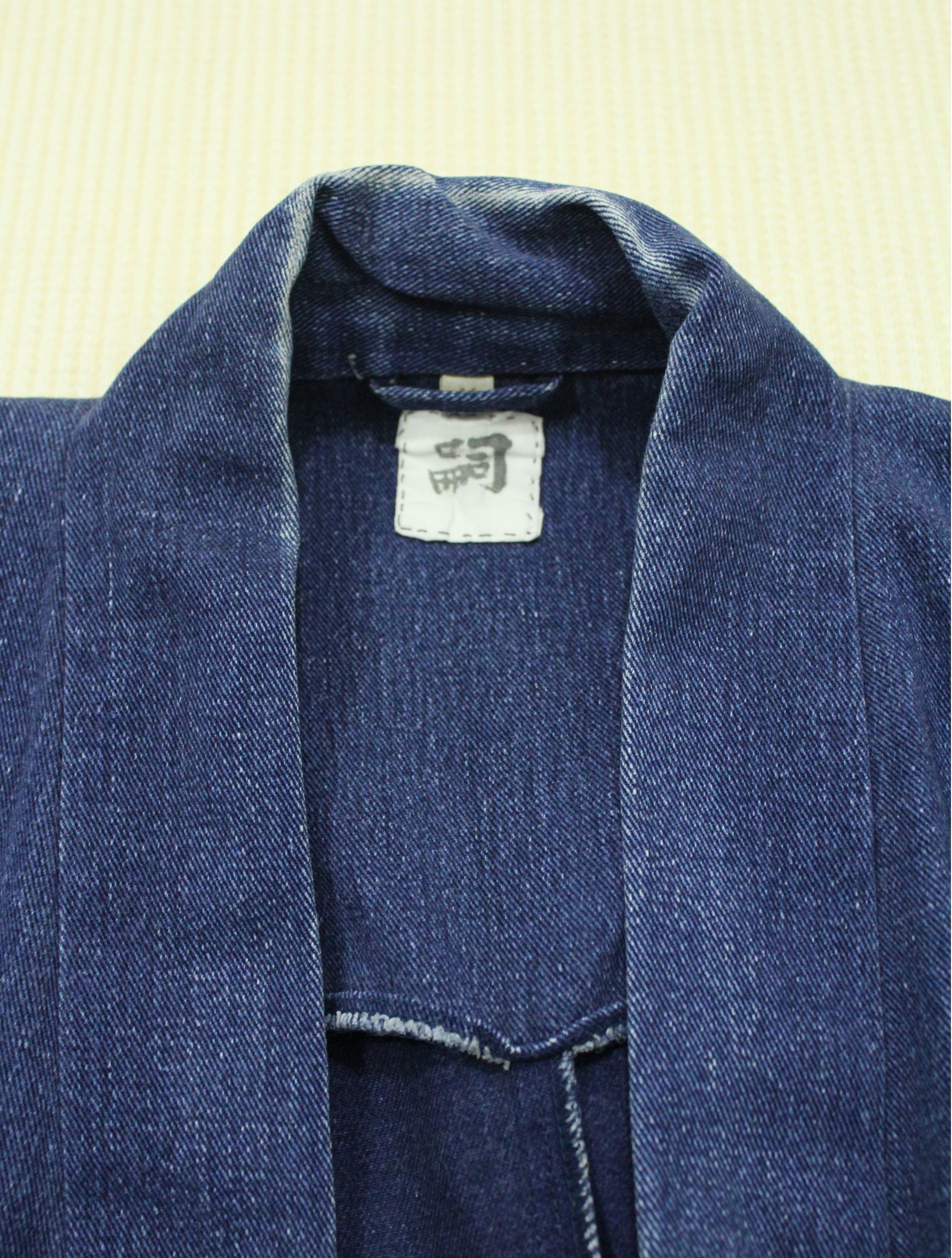 Japanese Brand Vintage KIMONO Jacket Cardigan Denim Indigo Samurai Size US M / EU 48-50 / 2 - 8 Thumbnail