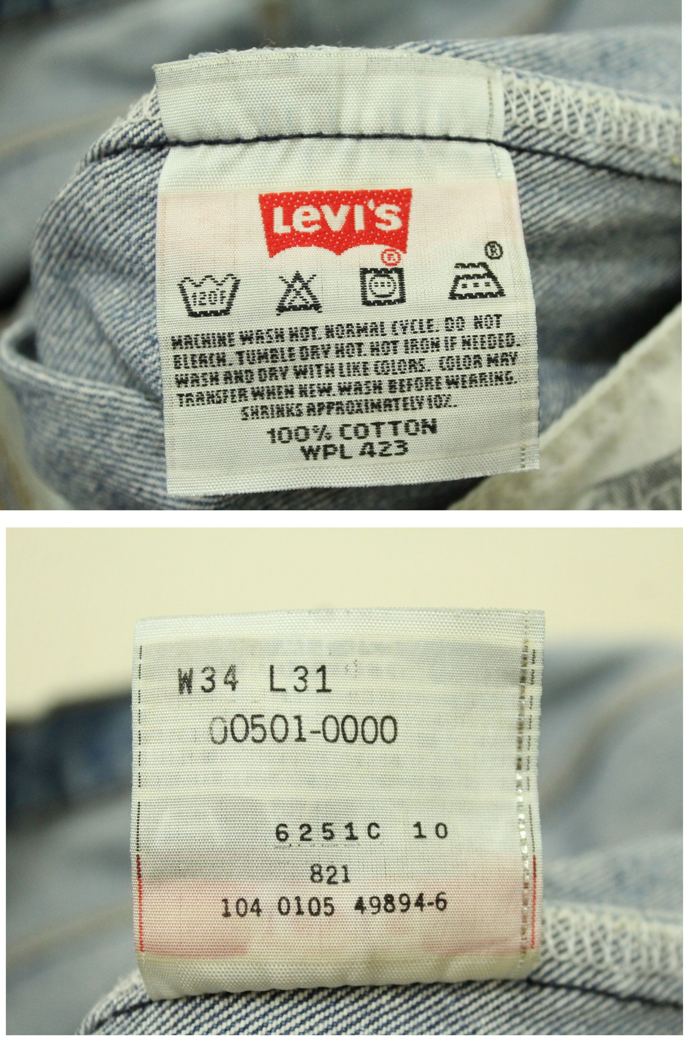 Levi's × Vintage Vintage 2005 LEVIS 501xx Jeans Size US 34 / EU 50 - 22 Thumbnail