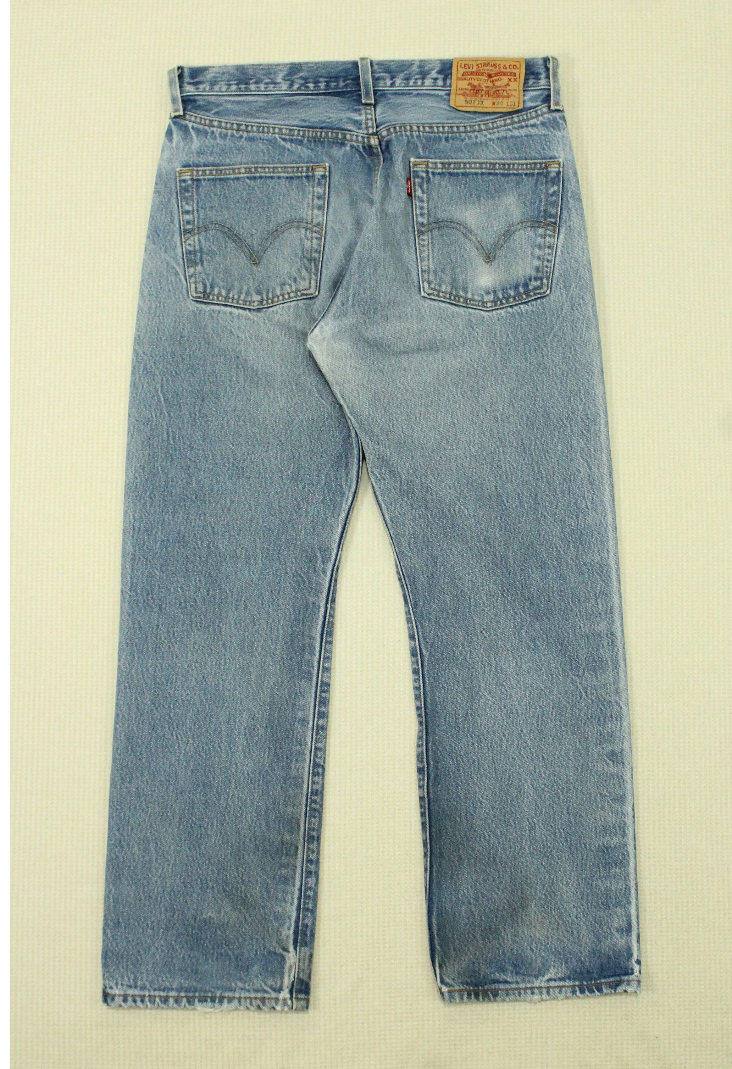 Levi's × Vintage Vintage 2005 LEVIS 501xx Jeans Size US 34 / EU 50 - 2 Thumbnail