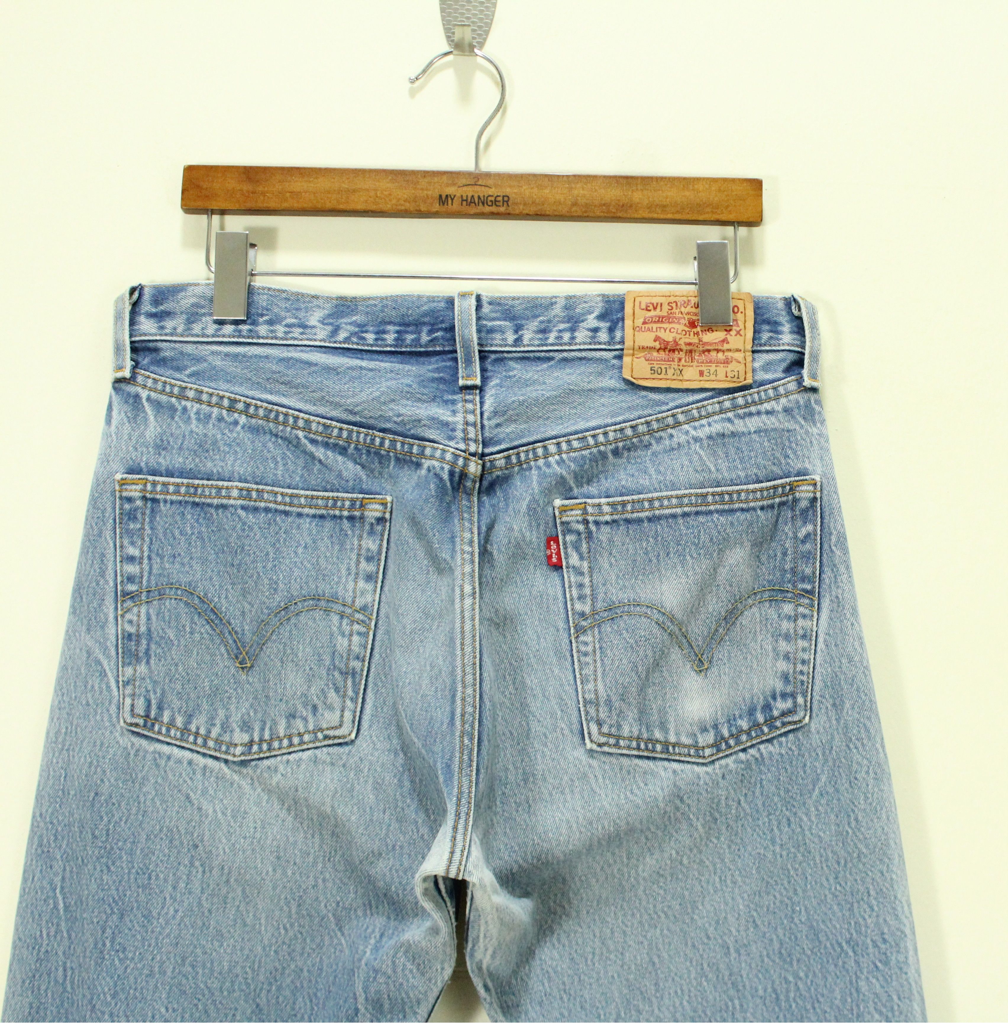 Levi's × Vintage Vintage 2005 LEVIS 501xx Jeans Size US 34 / EU 50 - 13 Thumbnail