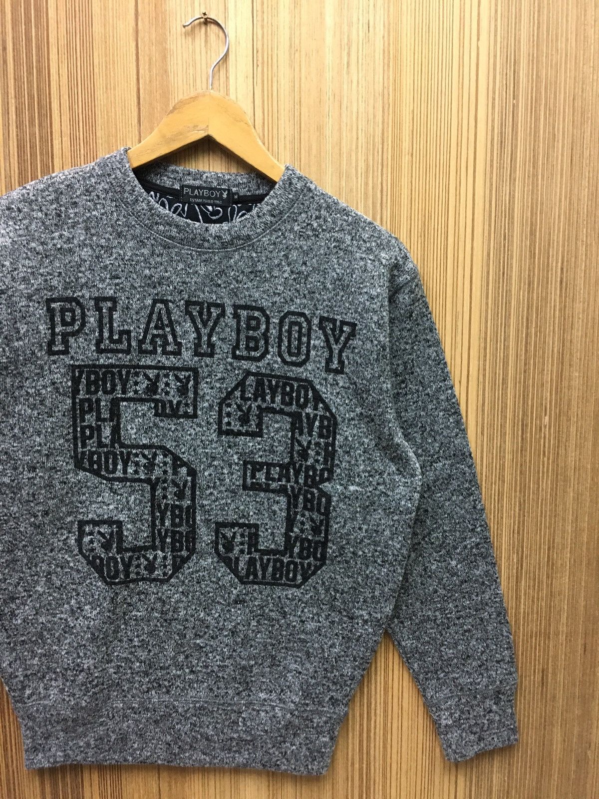 Japanese Brand × Playboy × Vintage Vintage Playboy Big Bunny Logo Sweatshirt Size M / US 6-8 / IT 42-44 - 4 Thumbnail