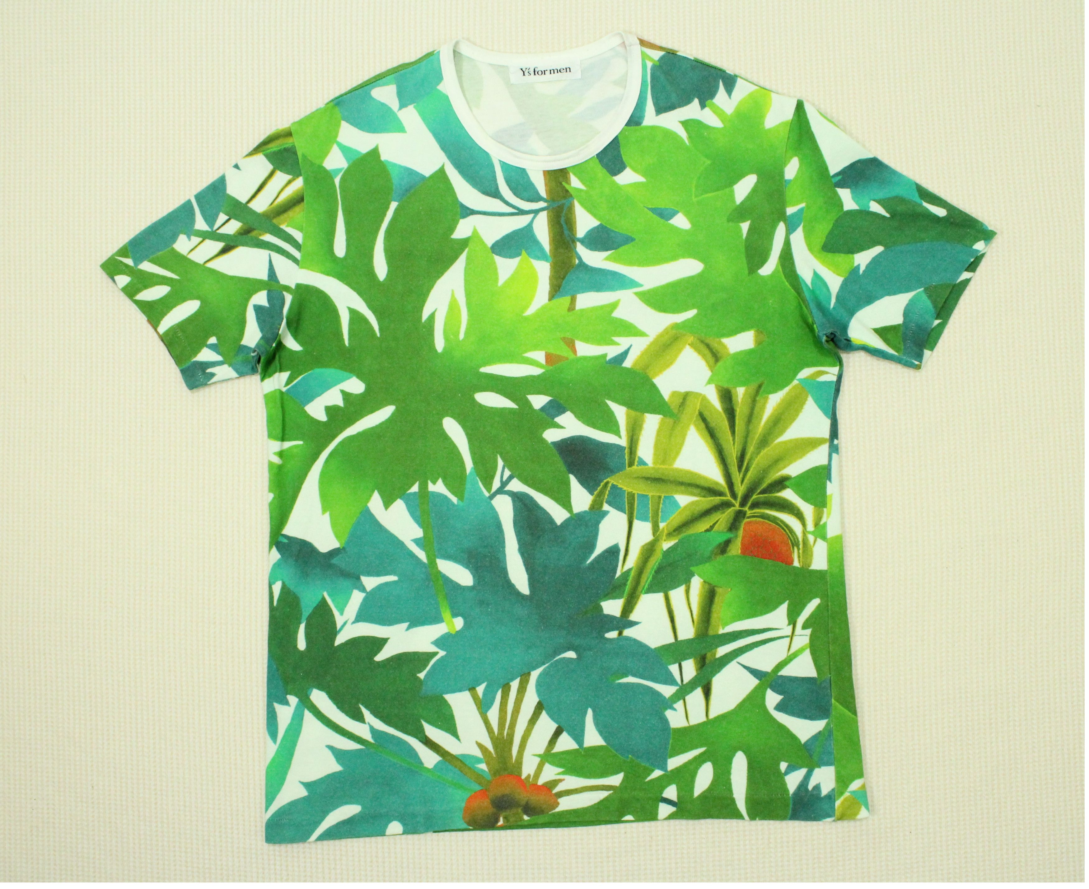 Yohji Yamamoto Ys For Men T Shirt HAND DYE Yohji Yamamoto T Shirt Floral Size US M / EU 48-50 / 2 - 3 Thumbnail