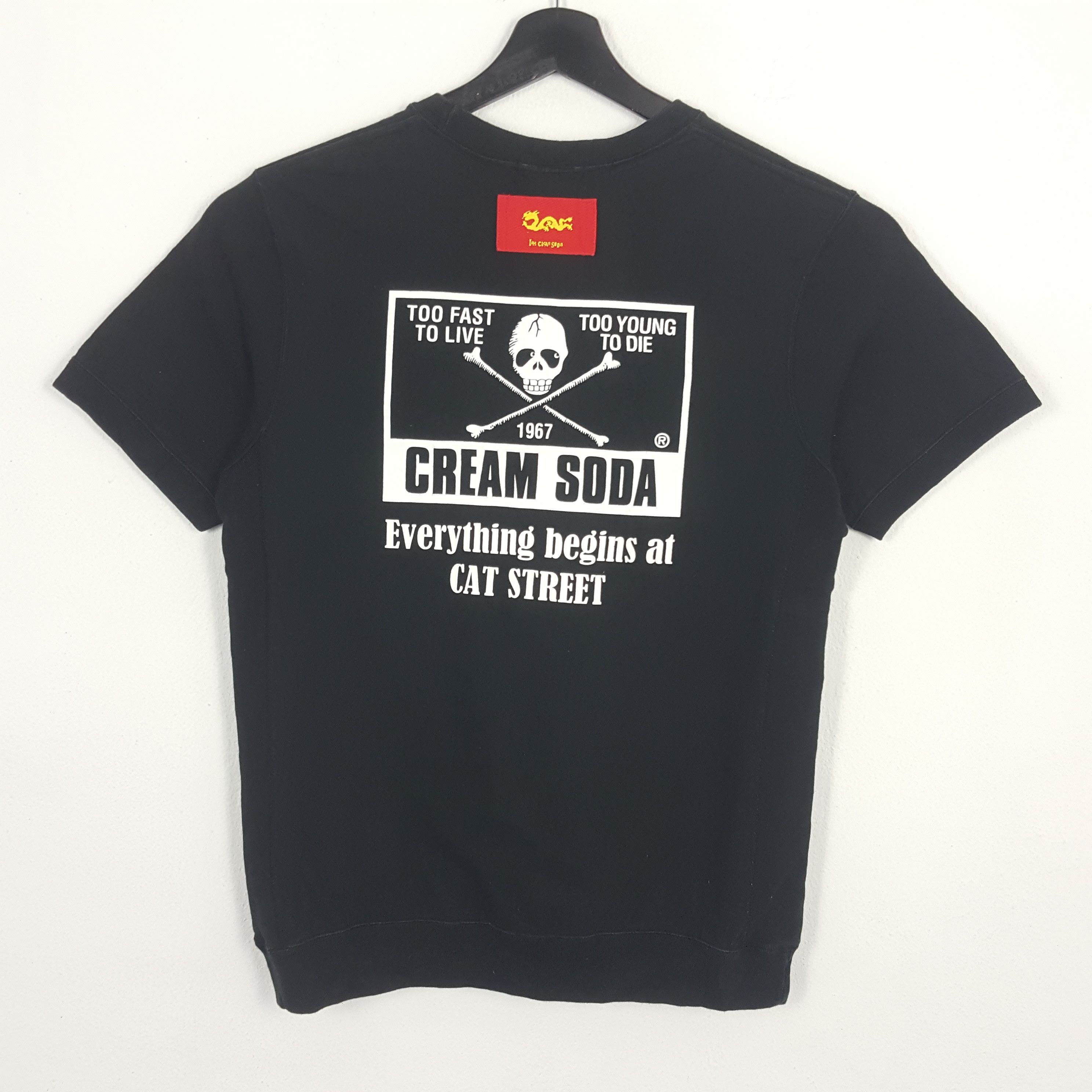 Japanese Brand × Vintage CREAM SODA Streetwear Japanese Brand Quotes Tshirt Size US M / EU 48-50 / 2 - 1 Thumbnail