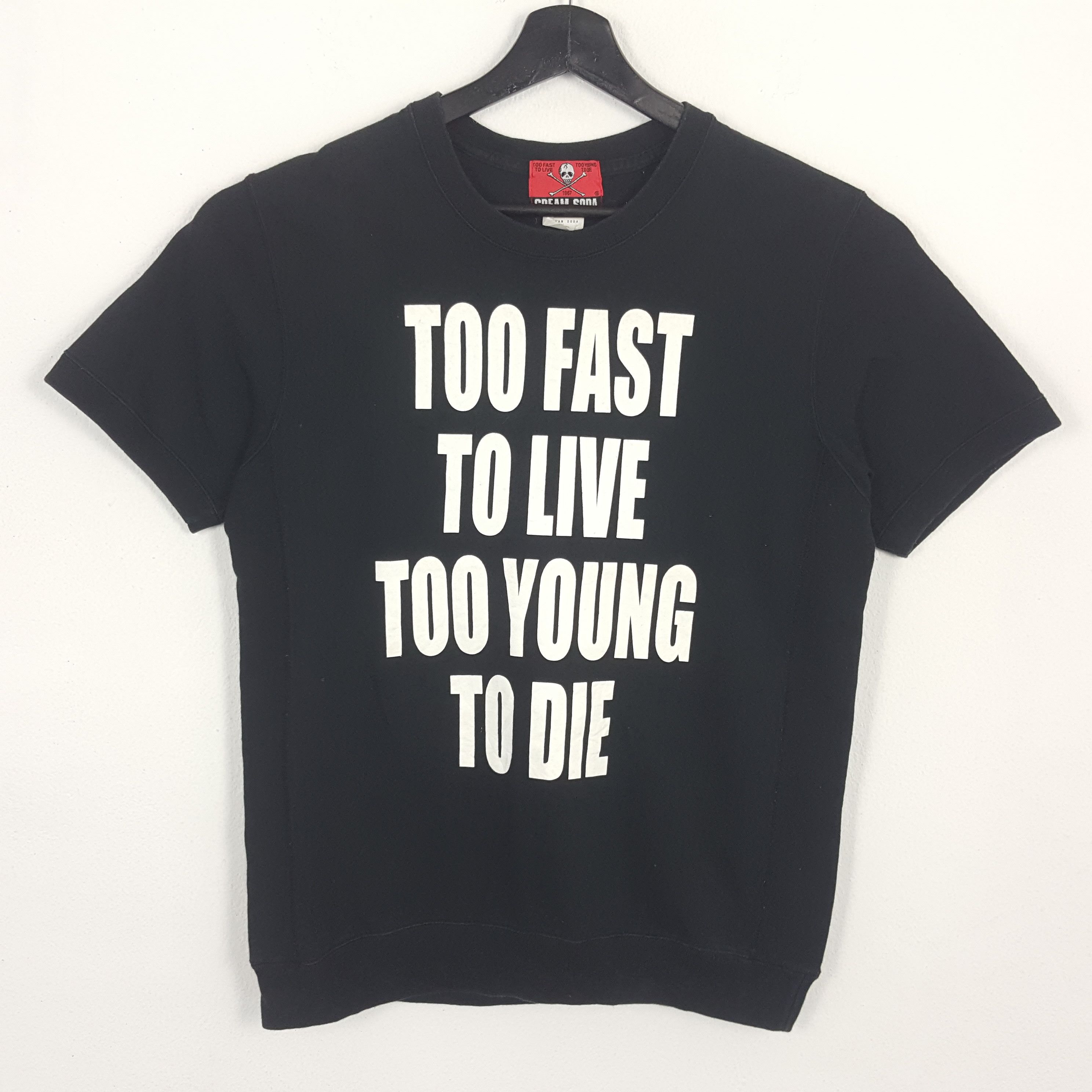 Japanese Brand × Vintage CREAM SODA Streetwear Japanese Brand Quotes Tshirt Size US M / EU 48-50 / 2 - 3 Thumbnail