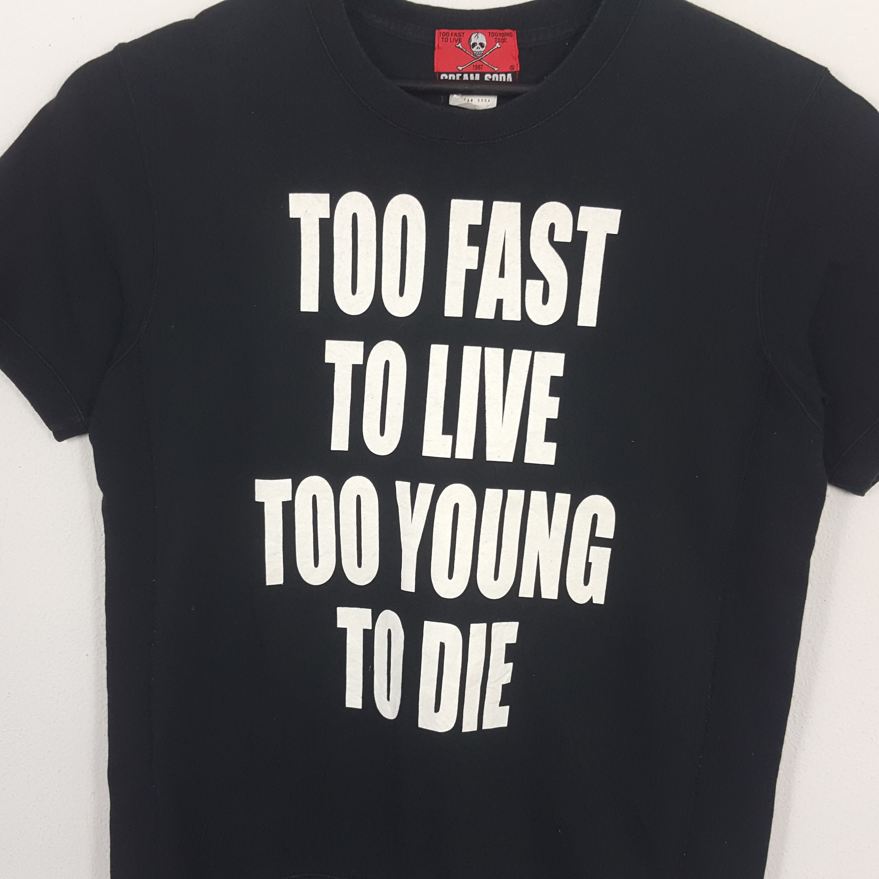 Japanese Brand × Vintage CREAM SODA Streetwear Japanese Brand Quotes Tshirt Size US M / EU 48-50 / 2 - 4 Thumbnail