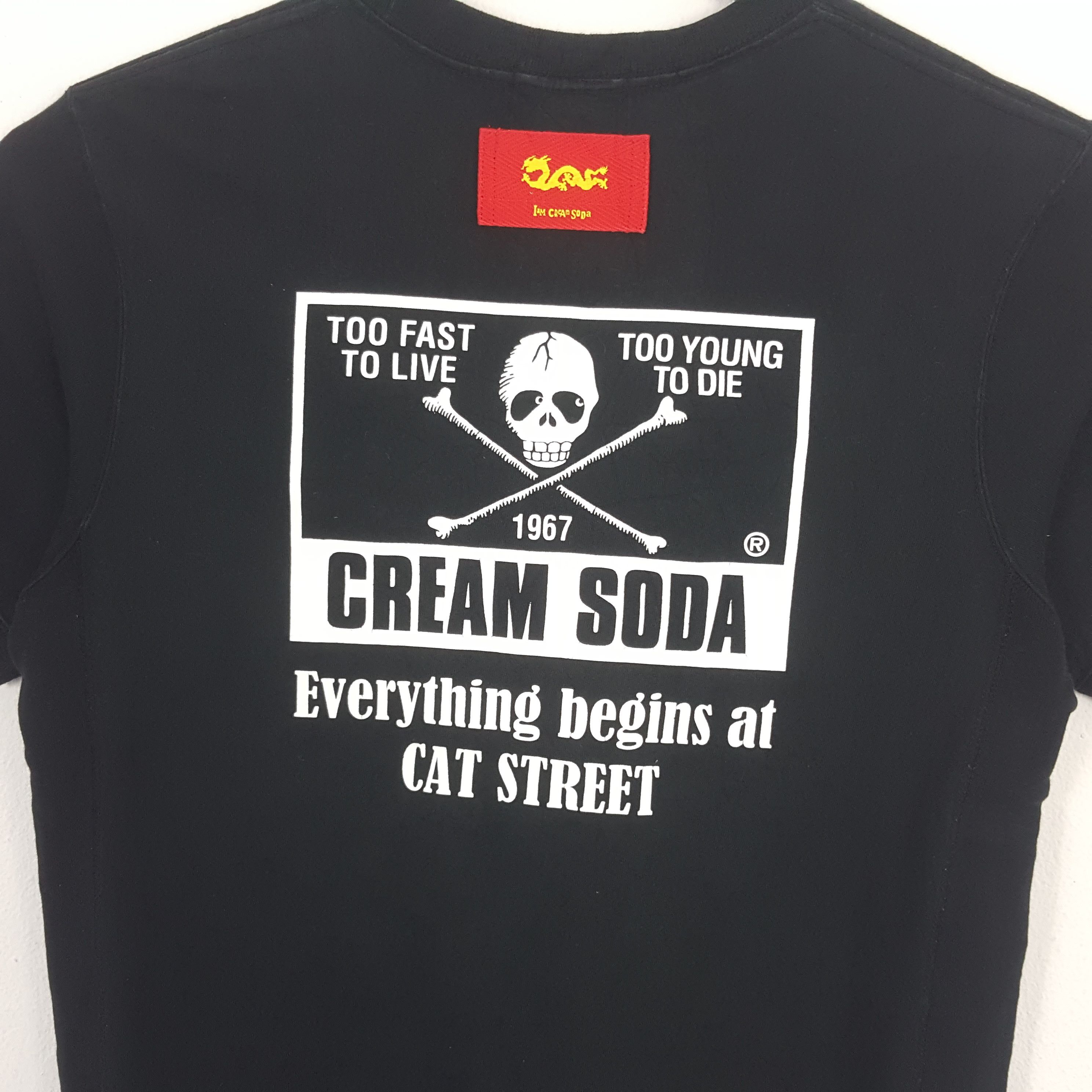 Japanese Brand × Vintage CREAM SODA Streetwear Japanese Brand Quotes Tshirt Size US M / EU 48-50 / 2 - 2 Thumbnail