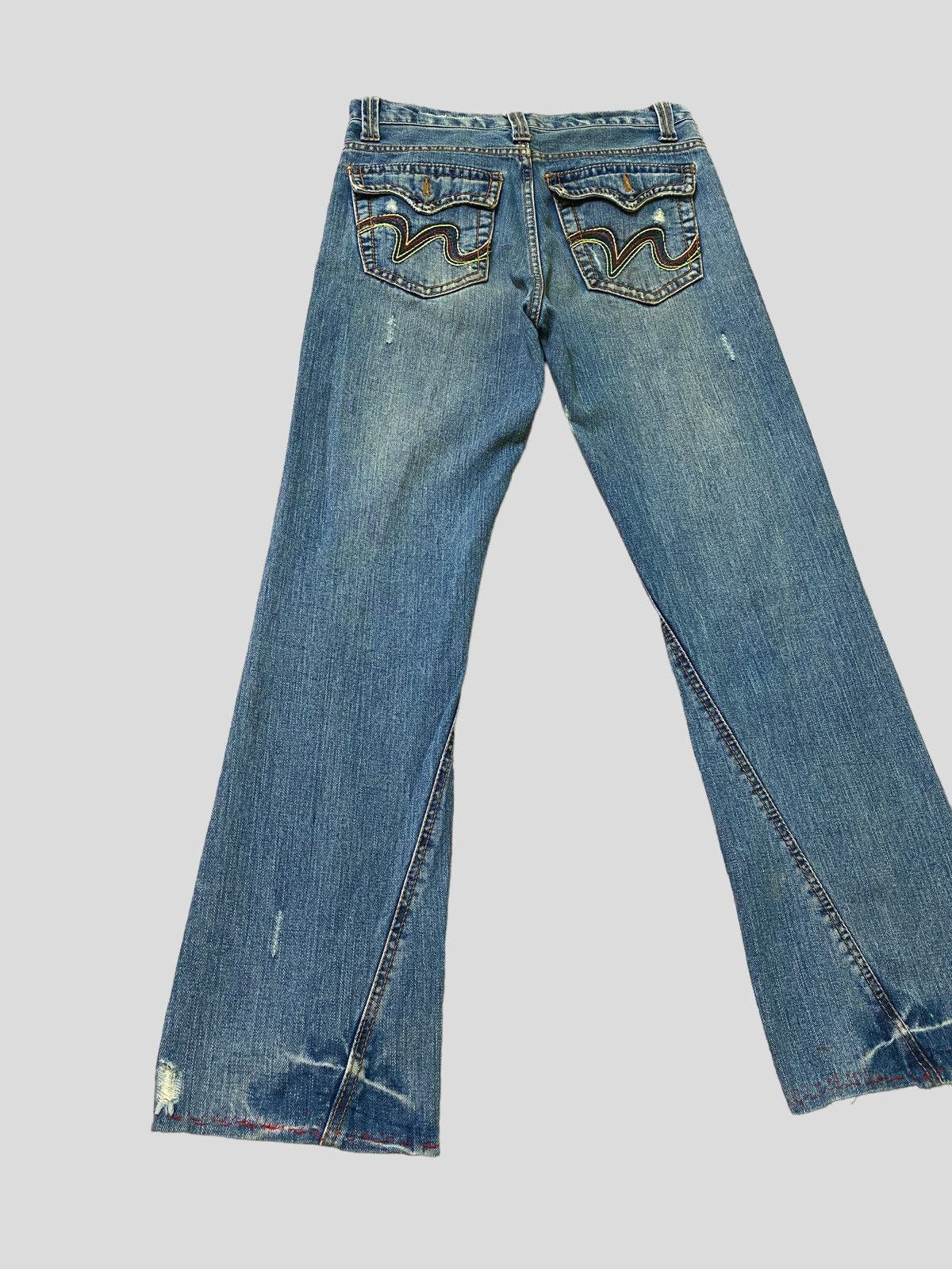 Hysteric Glamour Flared Vintage NYLAUS JEANS PATCHES Boot Cut Denim Size US 30 / EU 46 - 2 Thumbnail