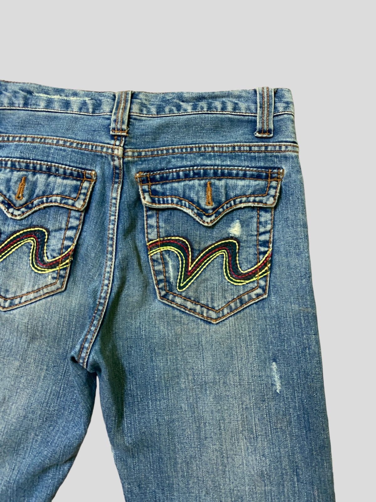 Hysteric Glamour Flared Vintage NYLAUS JEANS PATCHES Boot Cut Denim Size US 30 / EU 46 - 15 Thumbnail