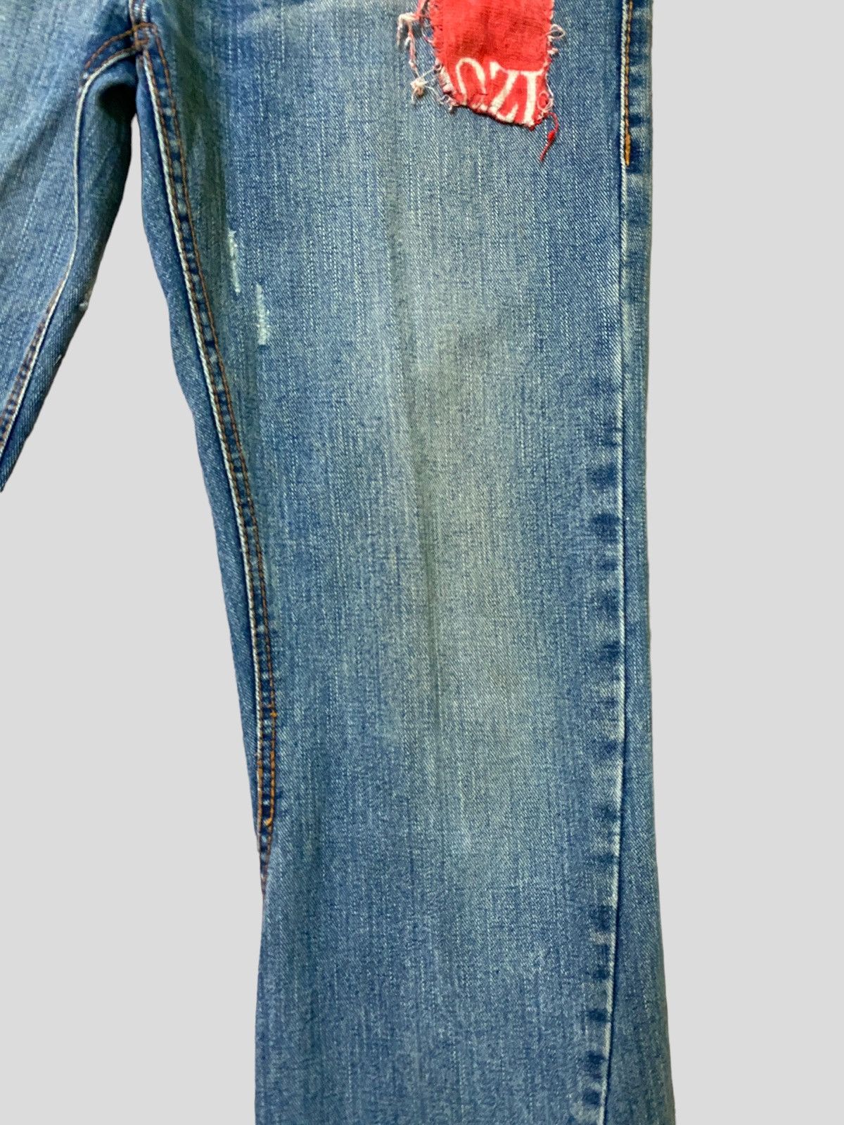 Hysteric Glamour Flared Vintage NYLAUS JEANS PATCHES Boot Cut Denim Size US 30 / EU 46 - 8 Thumbnail