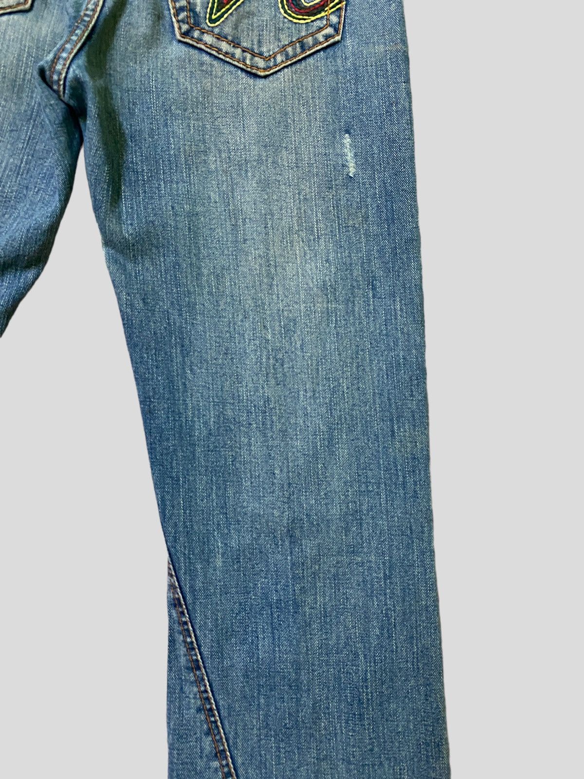 Hysteric Glamour Flared Vintage NYLAUS JEANS PATCHES Boot Cut Denim Size US 30 / EU 46 - 17 Thumbnail