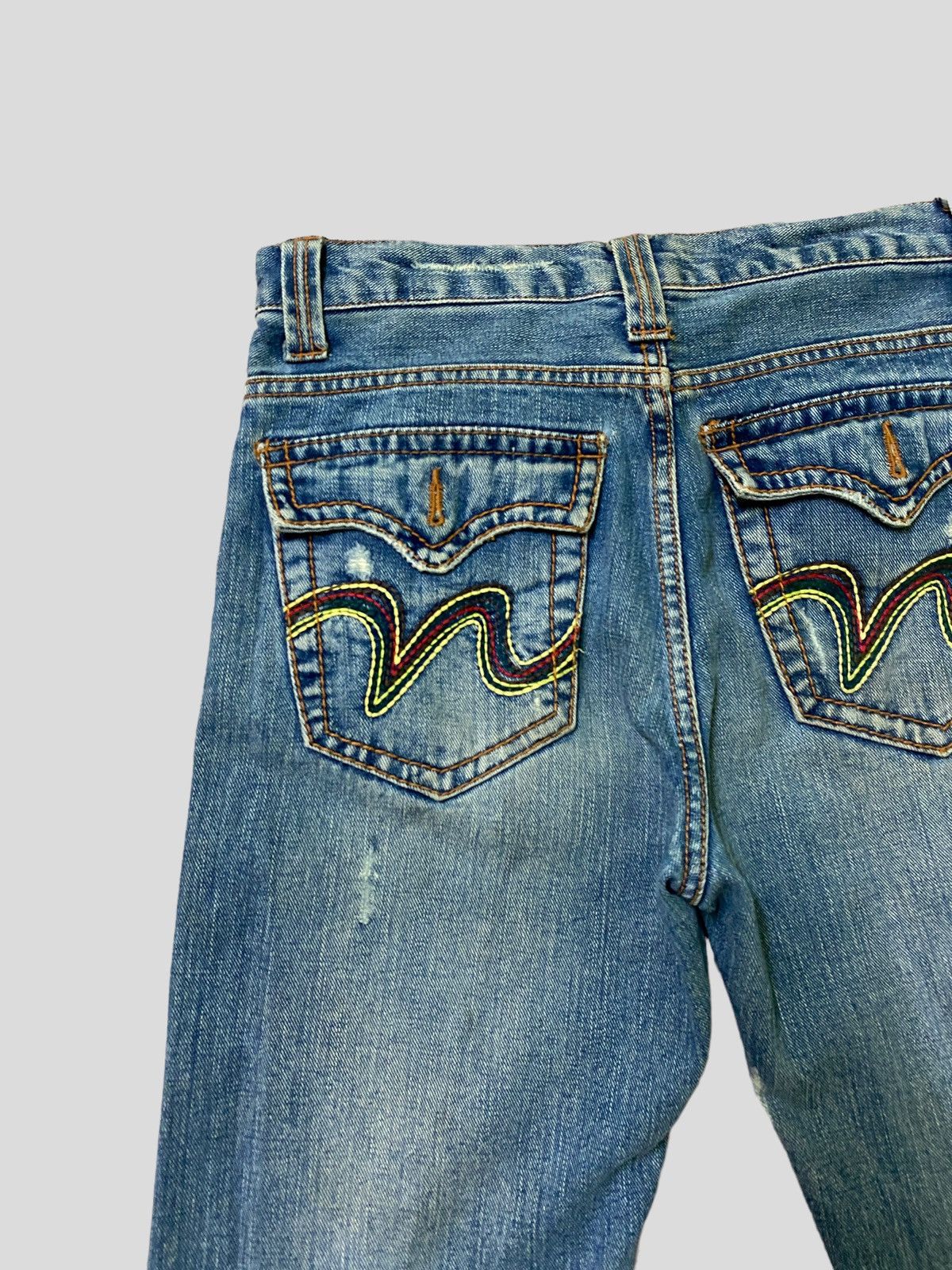 Hysteric Glamour Flared Vintage NYLAUS JEANS PATCHES Boot Cut Denim Size US 30 / EU 46 - 14 Thumbnail