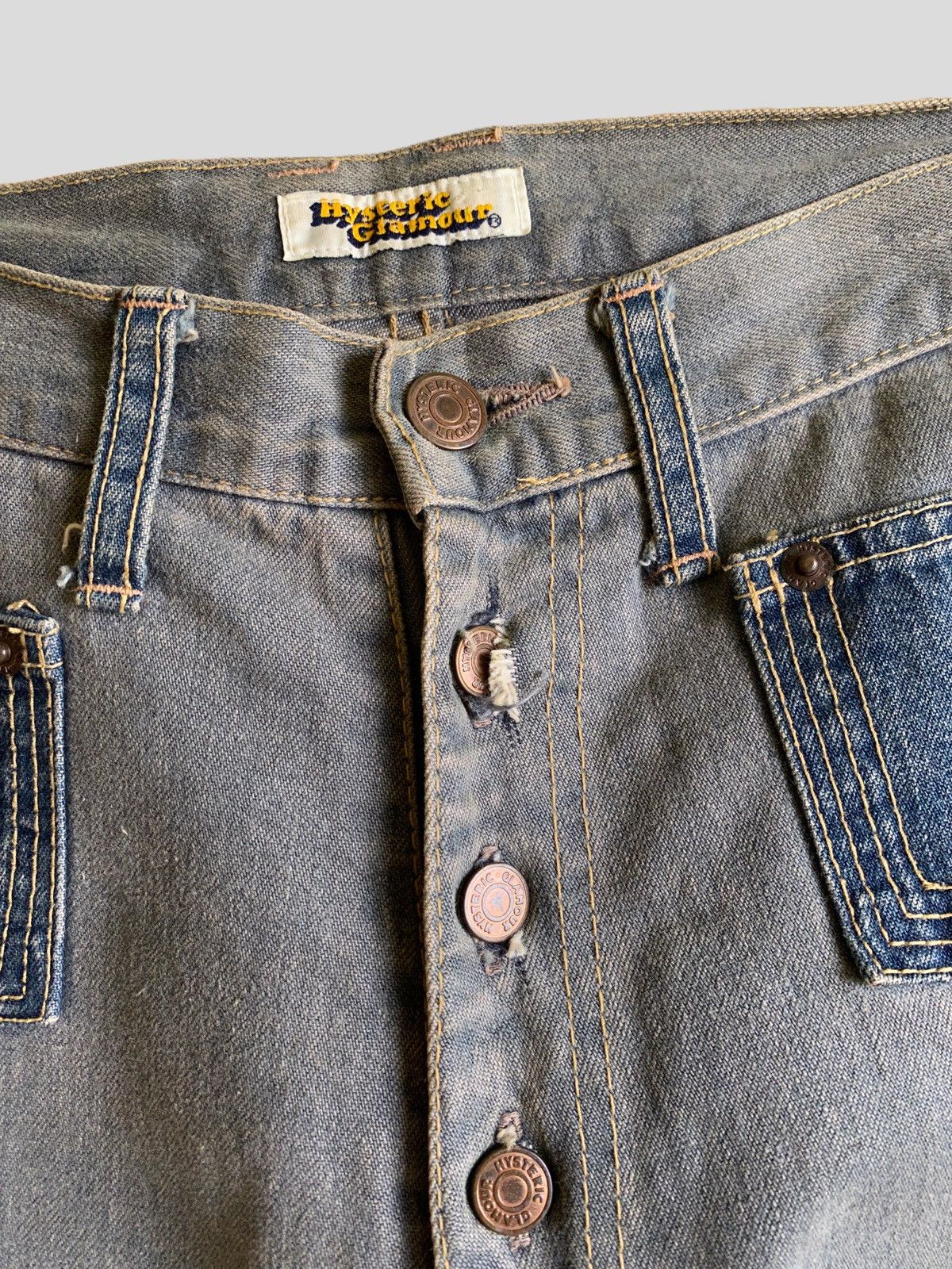 Hysteric Glamour × Japanese Brand × Vintage Flared Vintage Hysteric Glamour Boot Cut Denim Size US 26 / EU 42 - 17 Thumbnail