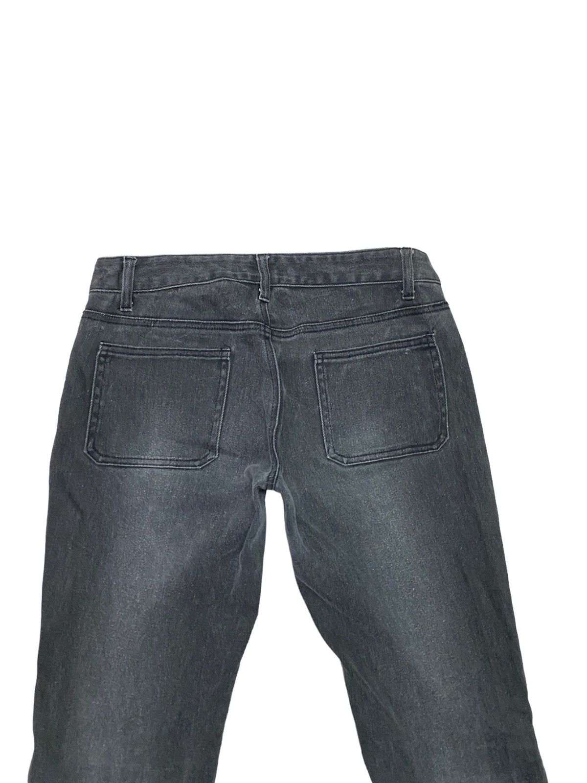 If Six Was Nine Flared Shake Your Soul Bush Pant Low Rise Denim S46k Size US 27 - 10 Thumbnail