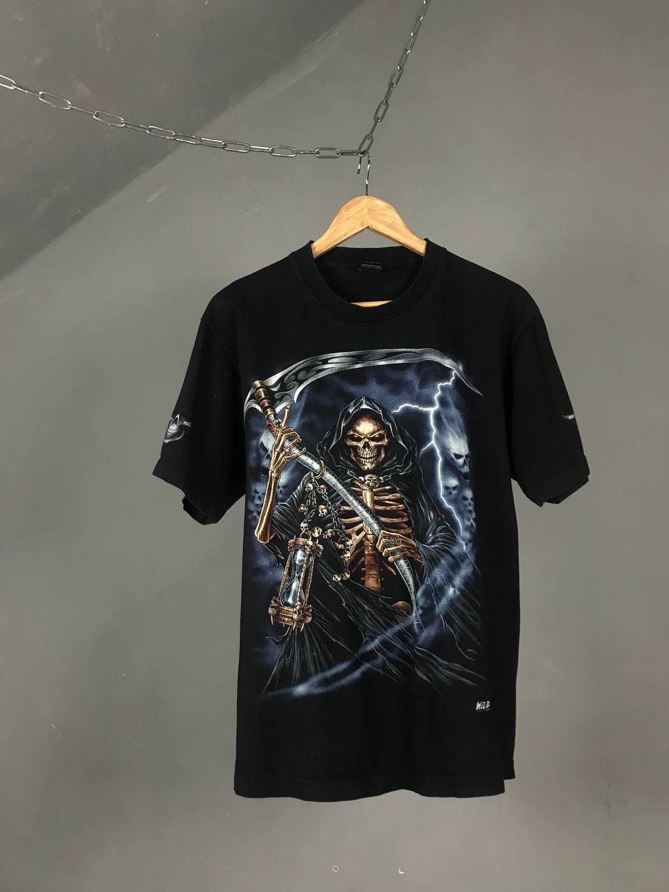 Vintage Skulls vintage rock overprinted tee Size US L / EU 52-54 / 3 - 1 Thumbnail