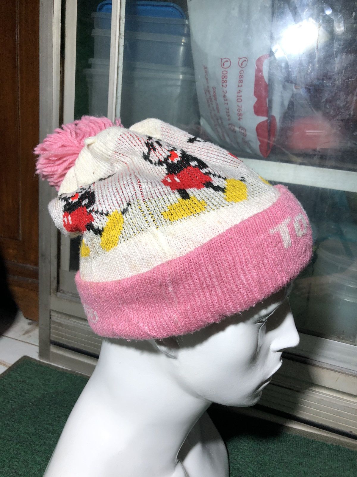 Disney Tokyo Disneyland Mickey Mouse Character Bunny Beanie Hats Size ONE SIZE - 3 Thumbnail
