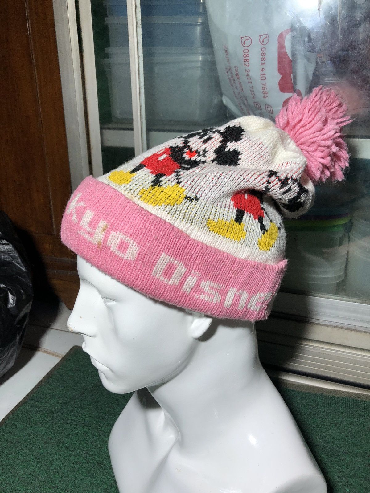 Disney Tokyo Disneyland Mickey Mouse Character Bunny Beanie Hats Size ONE SIZE - 1 Thumbnail