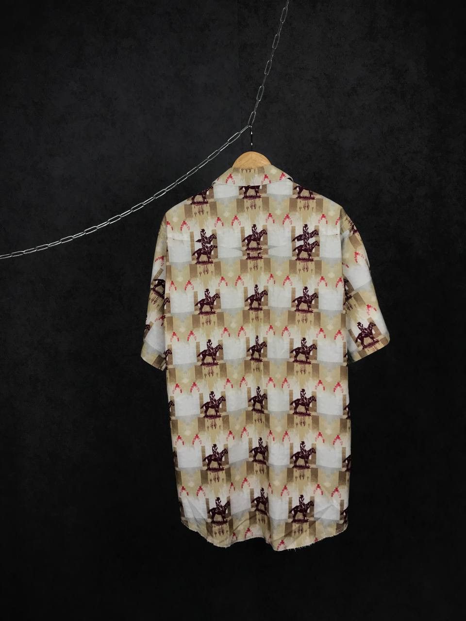 Vintage Wrangler crazy American vintage western overprinted shirt Size US XL / EU 56 / 4 - 4 Thumbnail