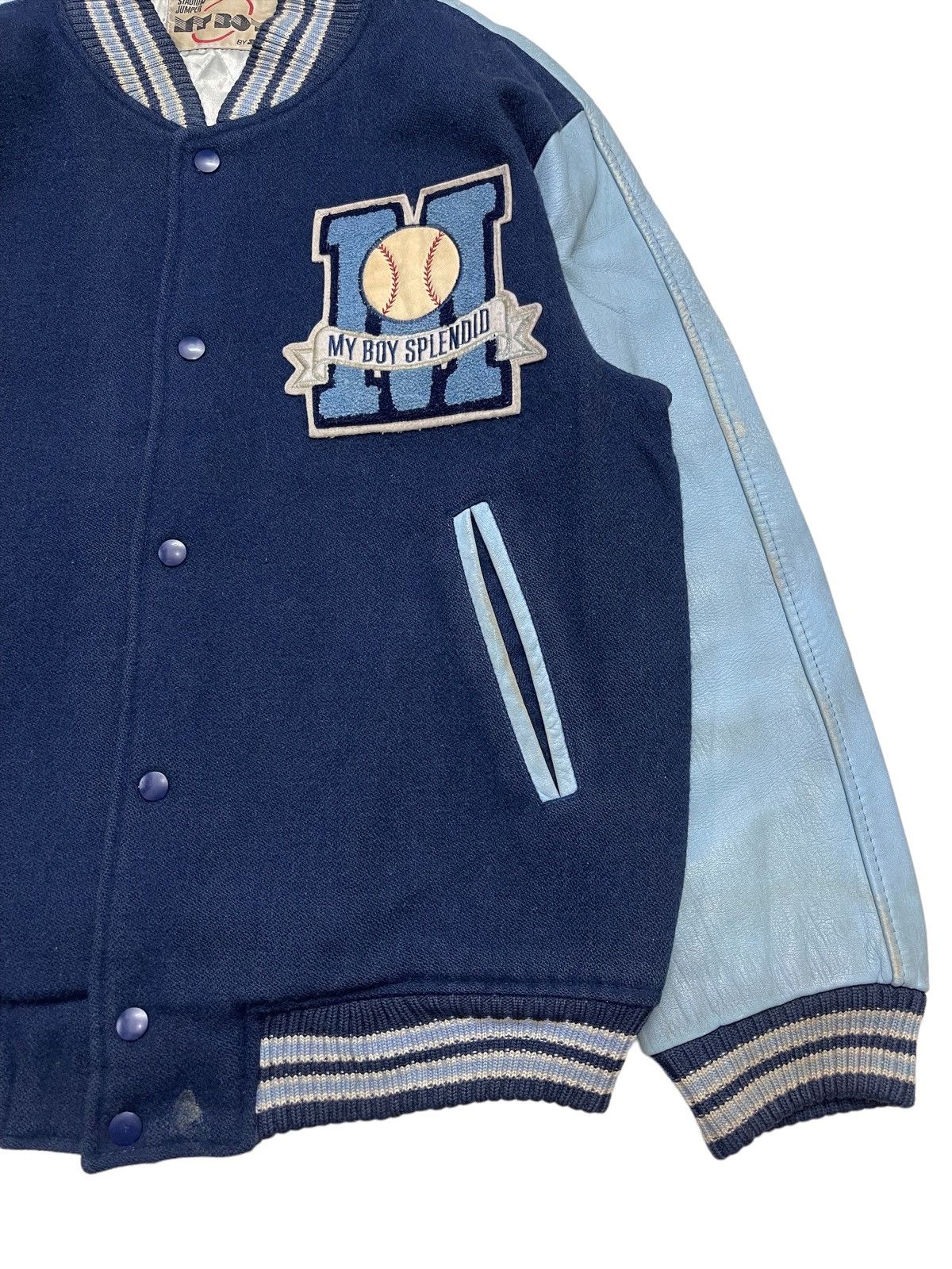 Vintage Vintage 70s Baseball Varsity Jacket Size US L / EU 52-54 / 3 - 11 Thumbnail