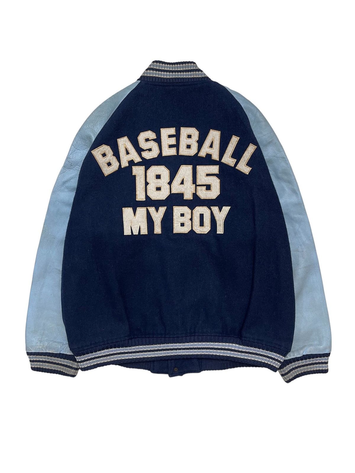 Vintage Vintage 70s Baseball Varsity Jacket Size US L / EU 52-54 / 3 - 2 Thumbnail