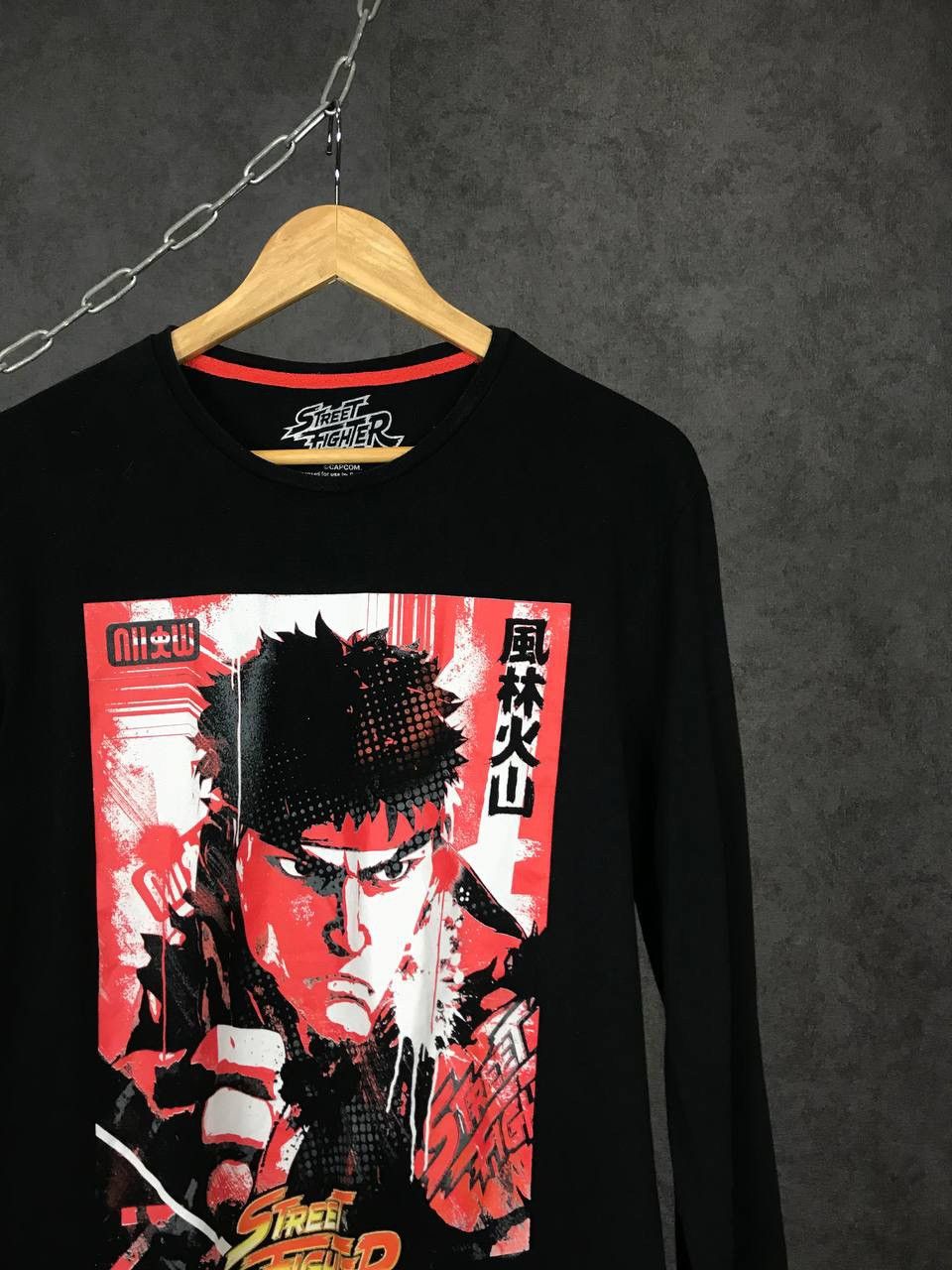 Anime Street Fighter anima vintage cult movie longsleeve Size US L / EU 52-54 / 3 - 2 Thumbnail