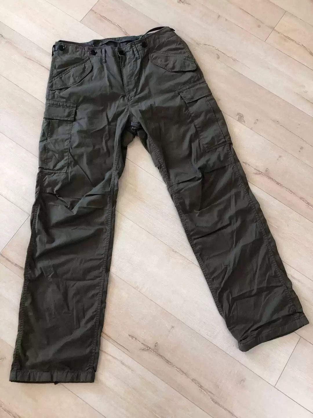 image of Visvim Eiger Sanction Pants in Green, Men's (Size 34)