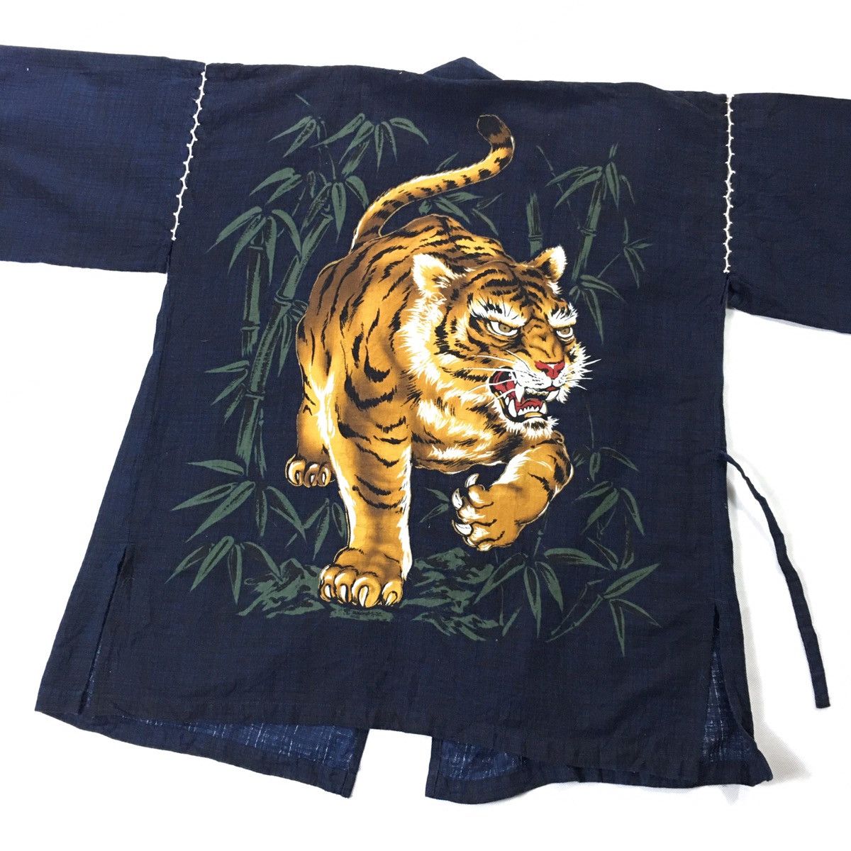Japanese Brand Japanese Haori Kimono Tiger Indigo Size US M / EU 48-50 / 2 - 1 Thumbnail