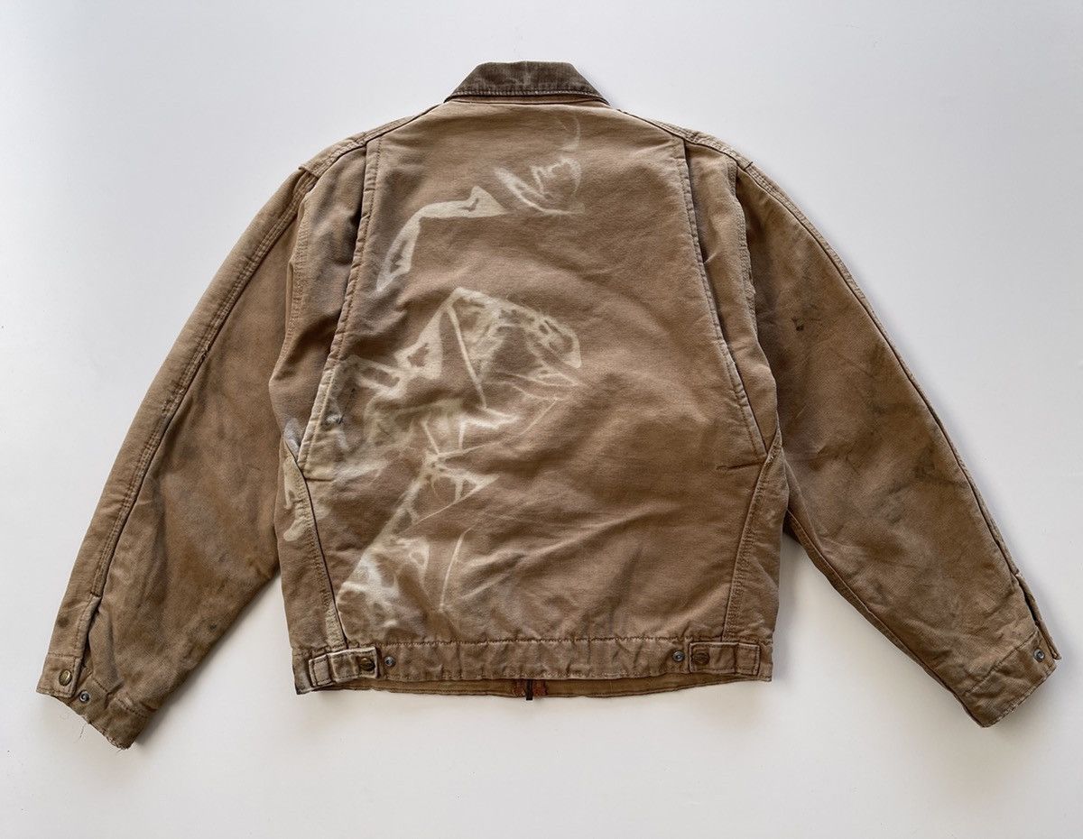 Carhartt Vintage 70s Carhartt Distressed Detroit Jacket Size US L / EU 52-54 / 3 - 18 Thumbnail