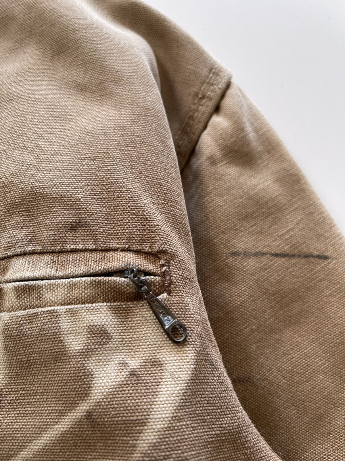 Carhartt Vintage 70s Carhartt Distressed Detroit Jacket Size US L / EU 52-54 / 3 - 25 Thumbnail