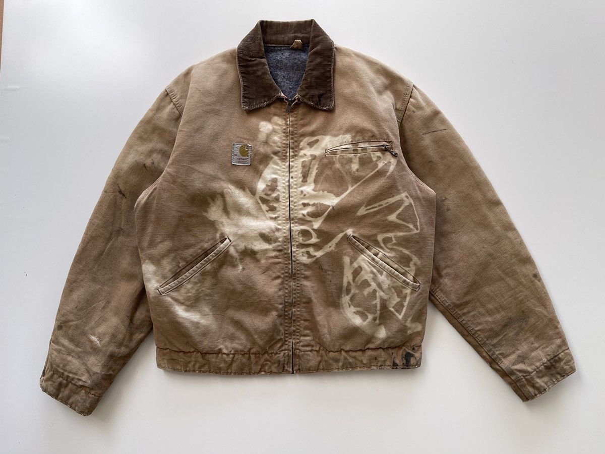 Carhartt Vintage 70s Carhartt Distressed Detroit Jacket Size US L / EU 52-54 / 3 - 3 Thumbnail