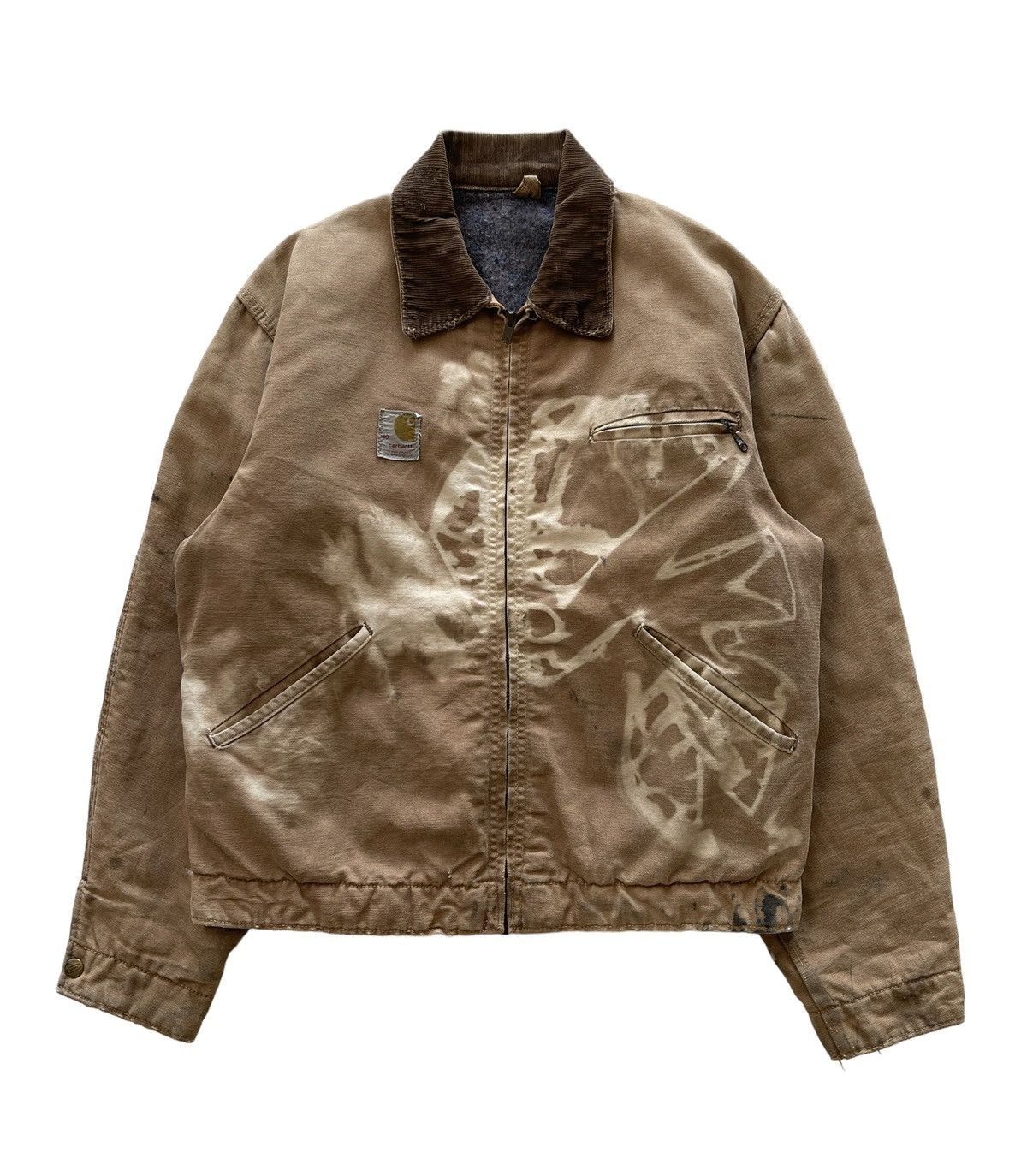 Carhartt Vintage 70s Carhartt Distressed Detroit Jacket Size US L / EU 52-54 / 3 - 1 Thumbnail