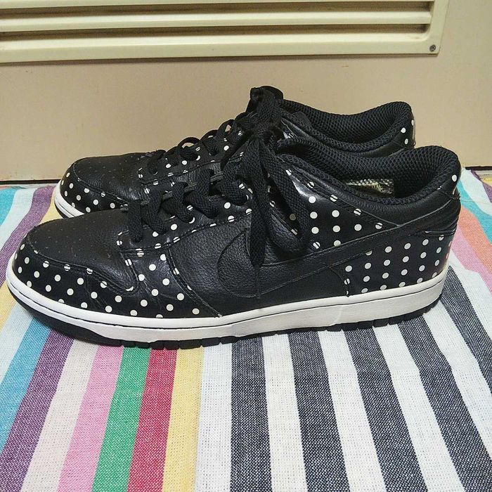 Nike Nike x Fragment Dunk Low PRB Polka Dot Black | Grailed