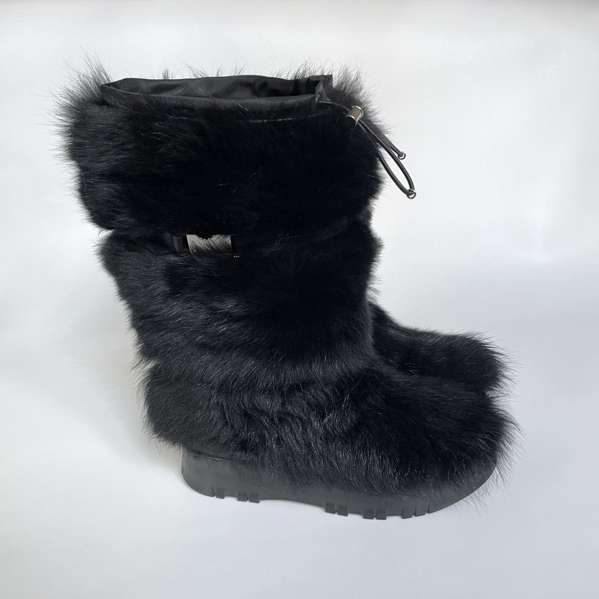 Prada Early 2000s Fur Ski Boots Size US 7 / IT 37 - 13 Thumbnail