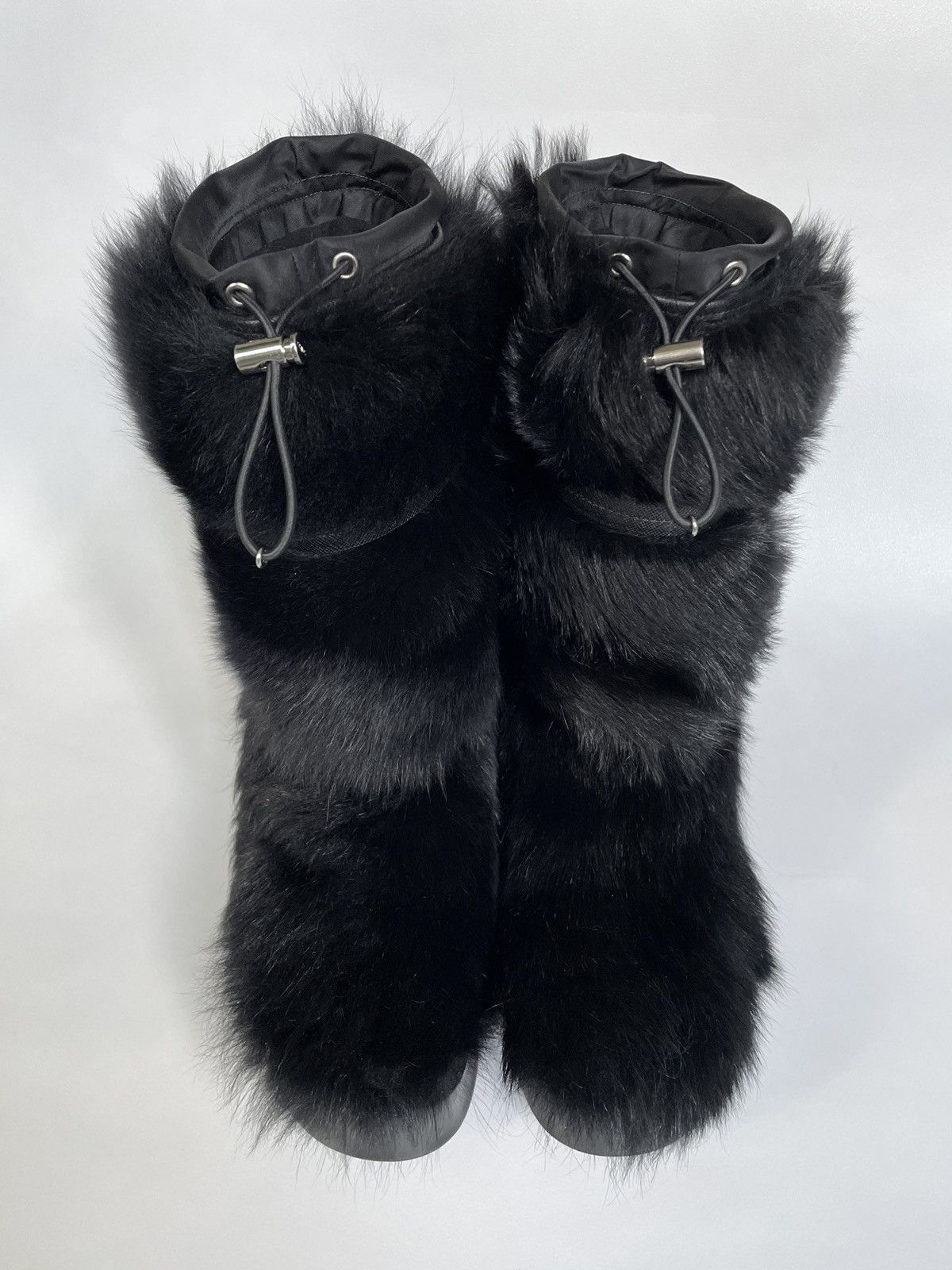 Prada Early 2000s Fur Ski Boots Size US 7 / IT 37 - 3 Thumbnail