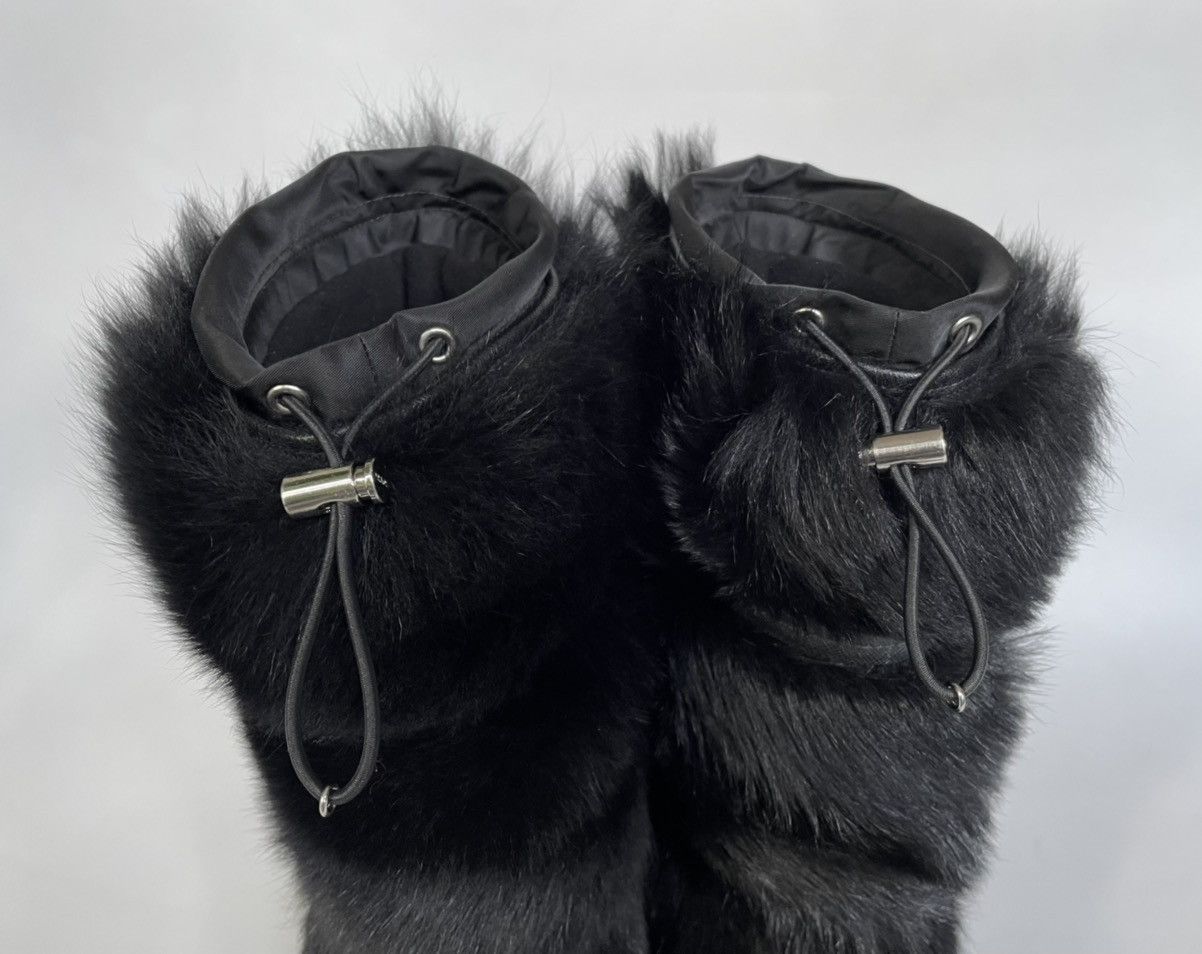 Prada Early 2000s Fur Ski Boots Size US 7 / IT 37 - 4 Thumbnail