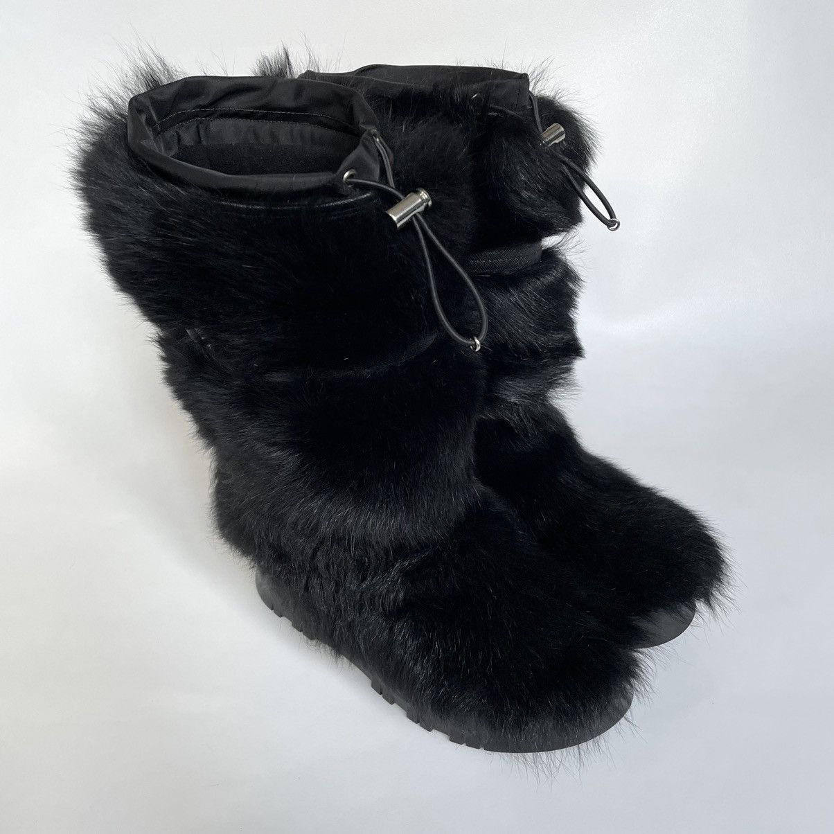 Prada Early 2000s Fur Ski Boots Size US 7 / IT 37 - 11 Thumbnail
