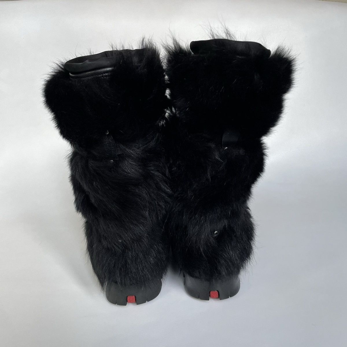 Prada Early 2000s Fur Ski Boots Size US 7 / IT 37 - 8 Thumbnail
