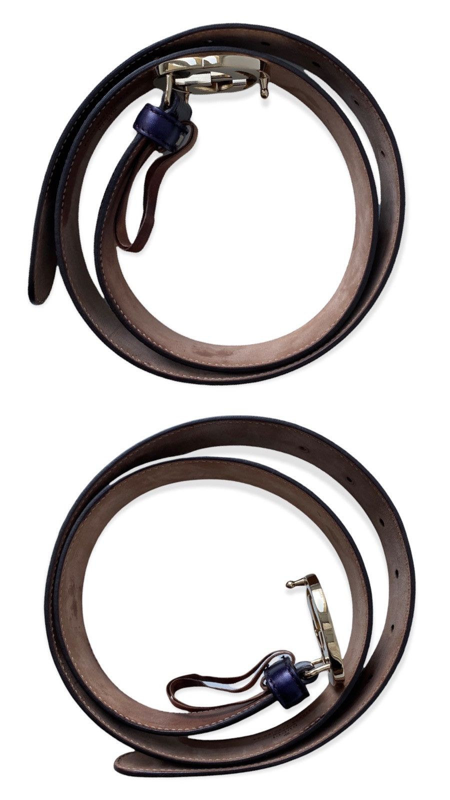 Gucci GUCCI VERNIS BELT GUCCISSIMA SUPREME Gg SIGNATURE GOLD BUCK Size 30 - 4 Thumbnail