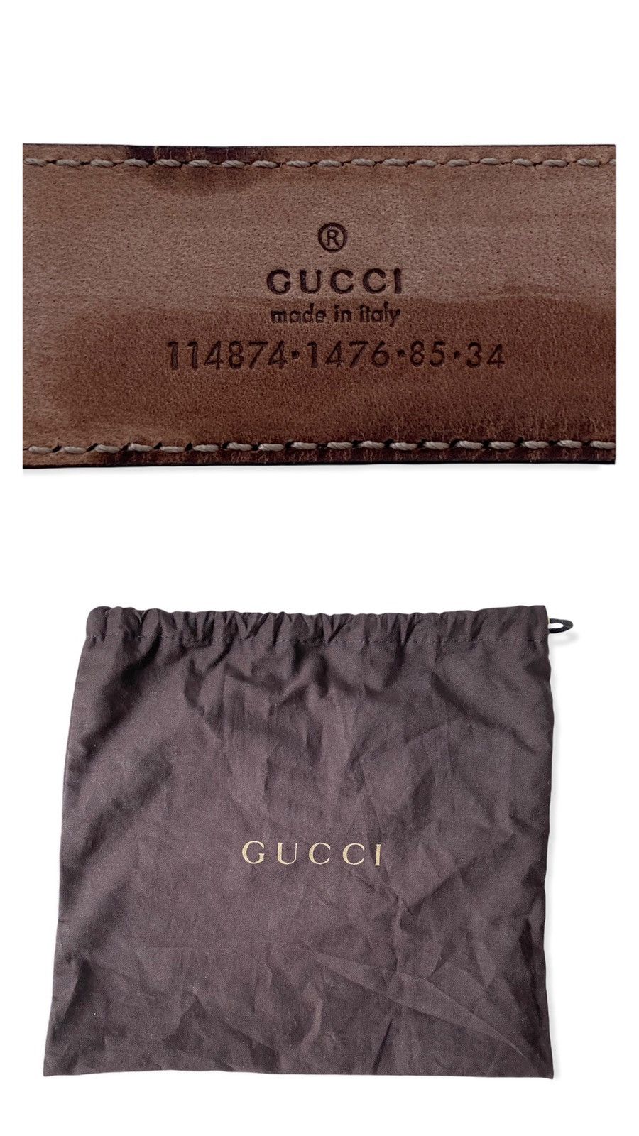 Gucci GUCCI VERNIS BELT GUCCISSIMA SUPREME Gg SIGNATURE GOLD BUCK Size 30 - 5 Thumbnail