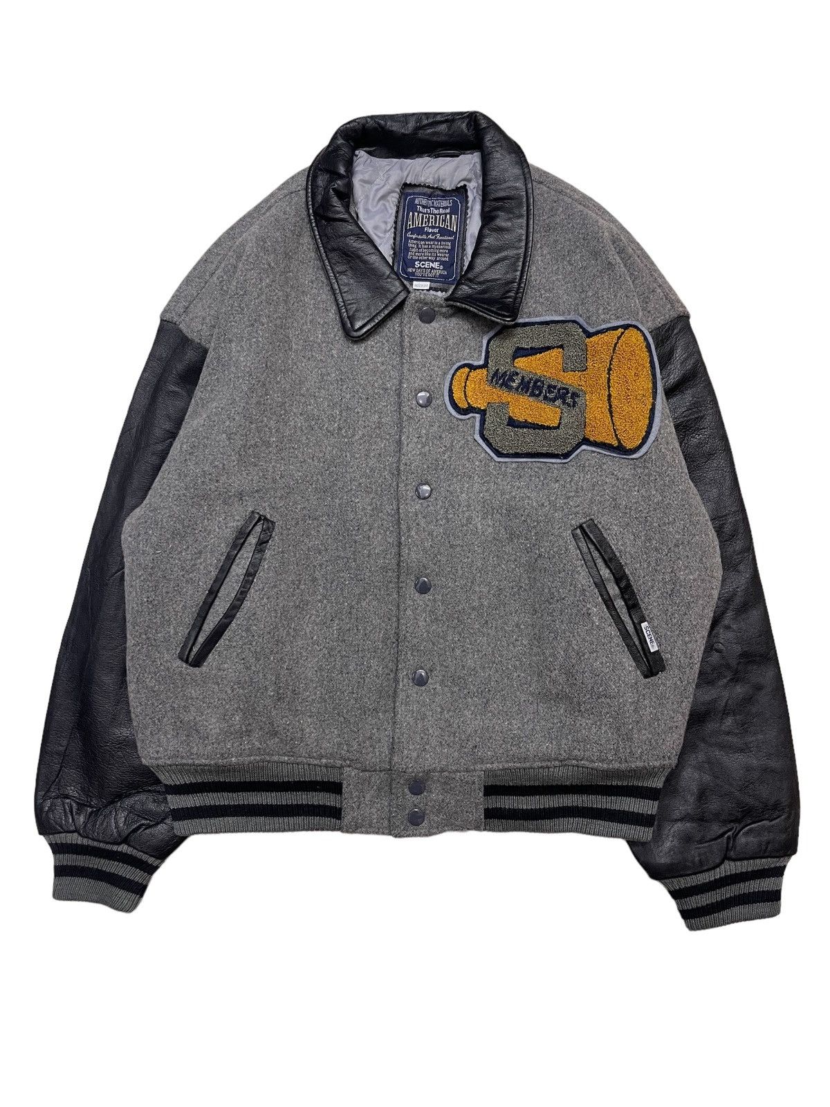 Japanese Brand Vintage American Scene Varsity Jacket Size US M / EU 48-50 / 2 - 2 Thumbnail